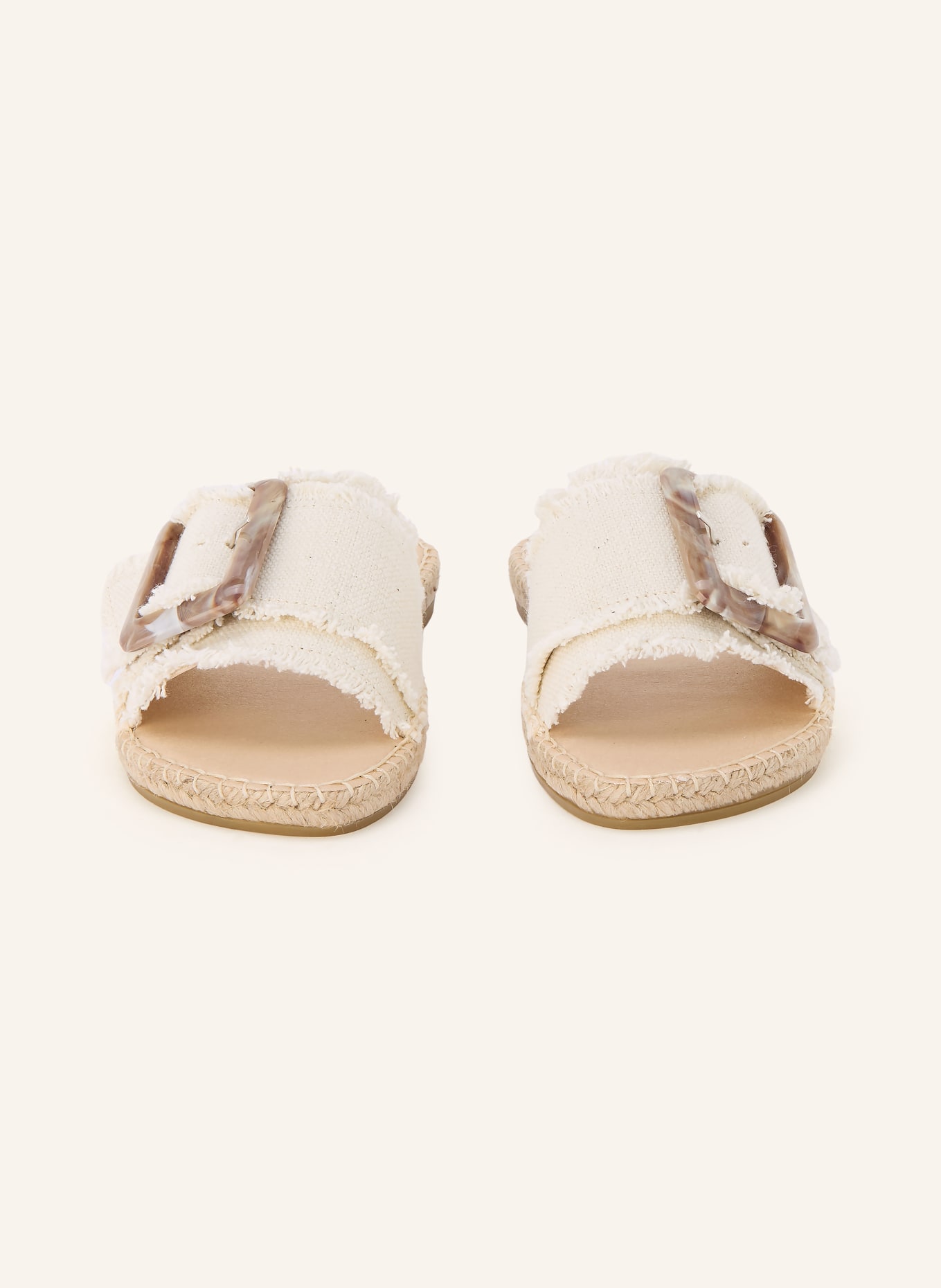espadrij l'originale Pantoletten BELFORT: CREME