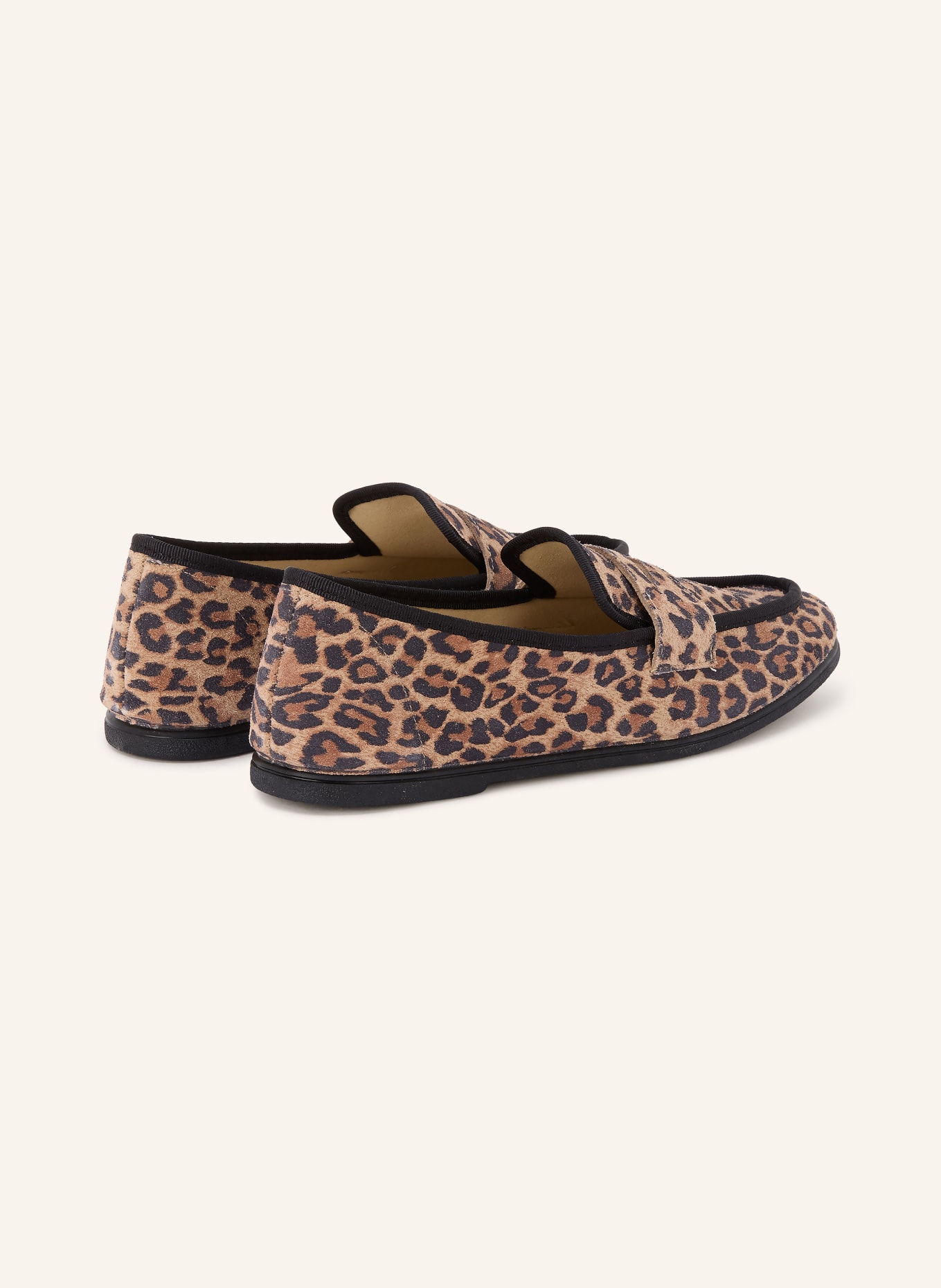 espadrij l'originale Penny-Loafer: HELLBRAUN / SCHWARZ