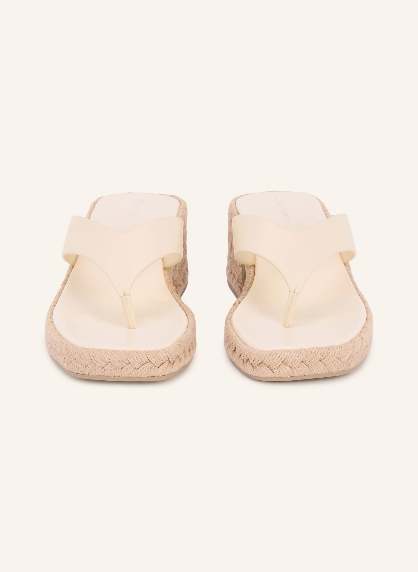 Calvin Klein Zehentrenner: ECRU