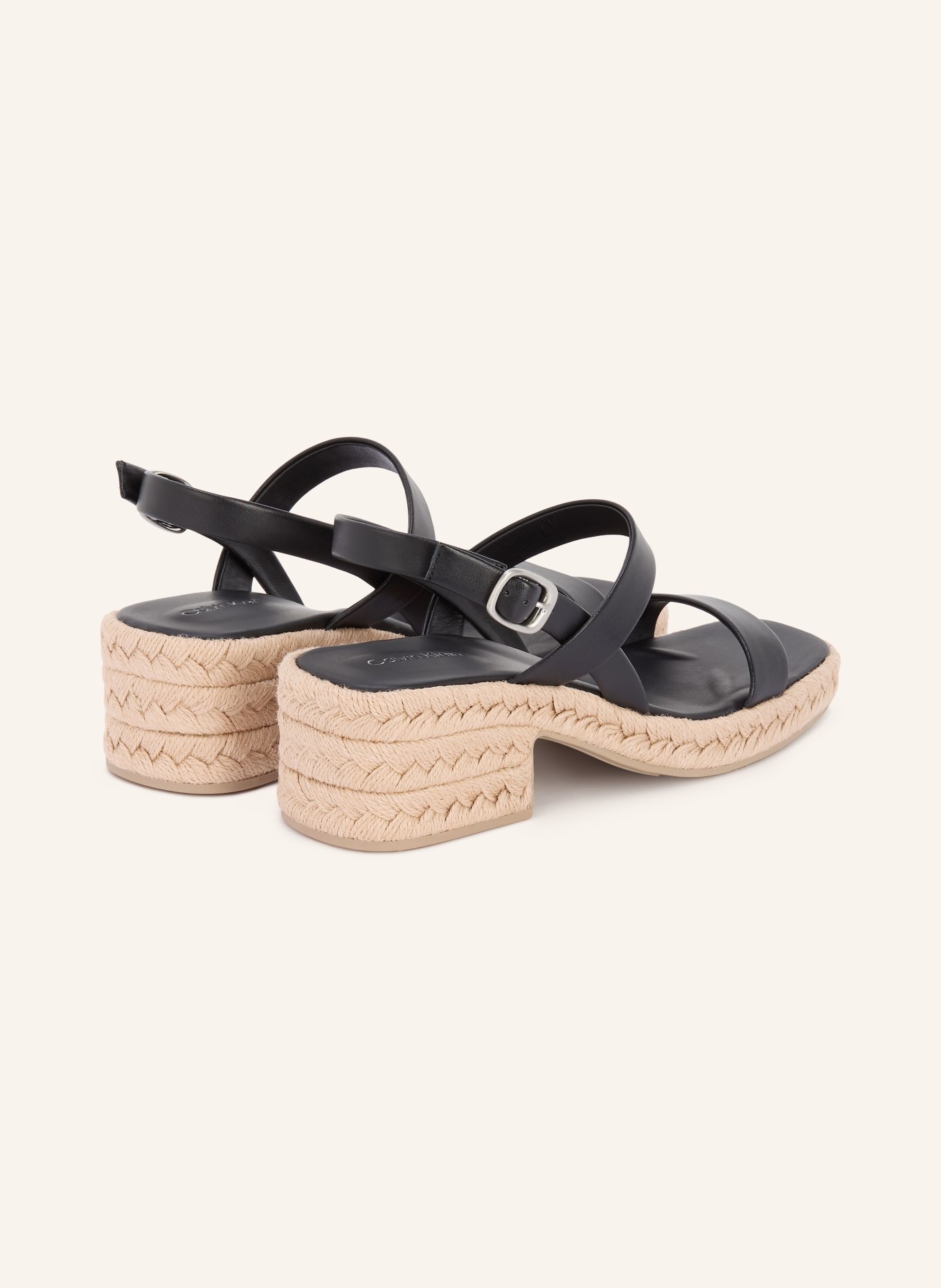 Calvin Klein sandals: BLACK
