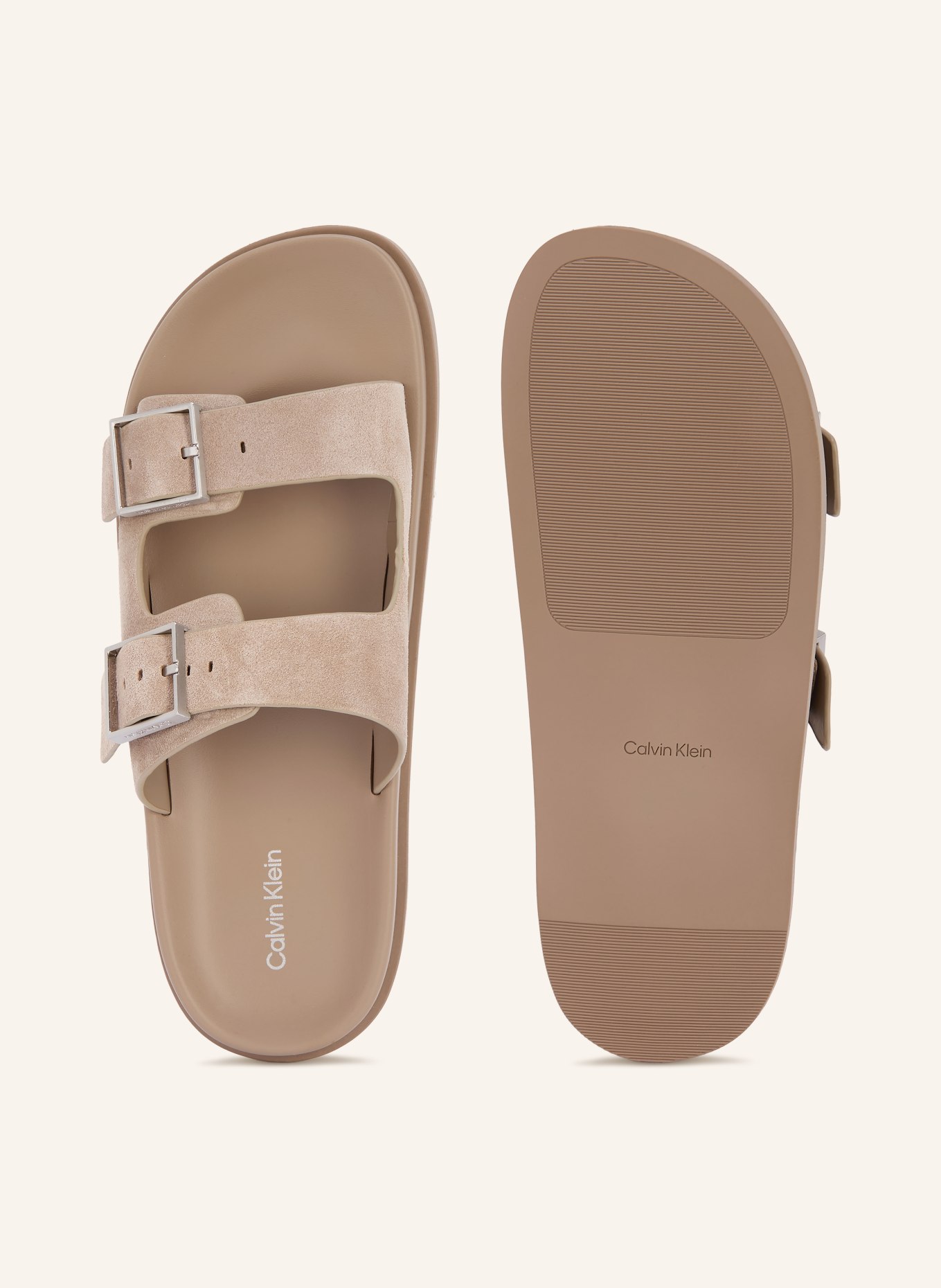 Calvin Klein Pantoletten: TAUPE