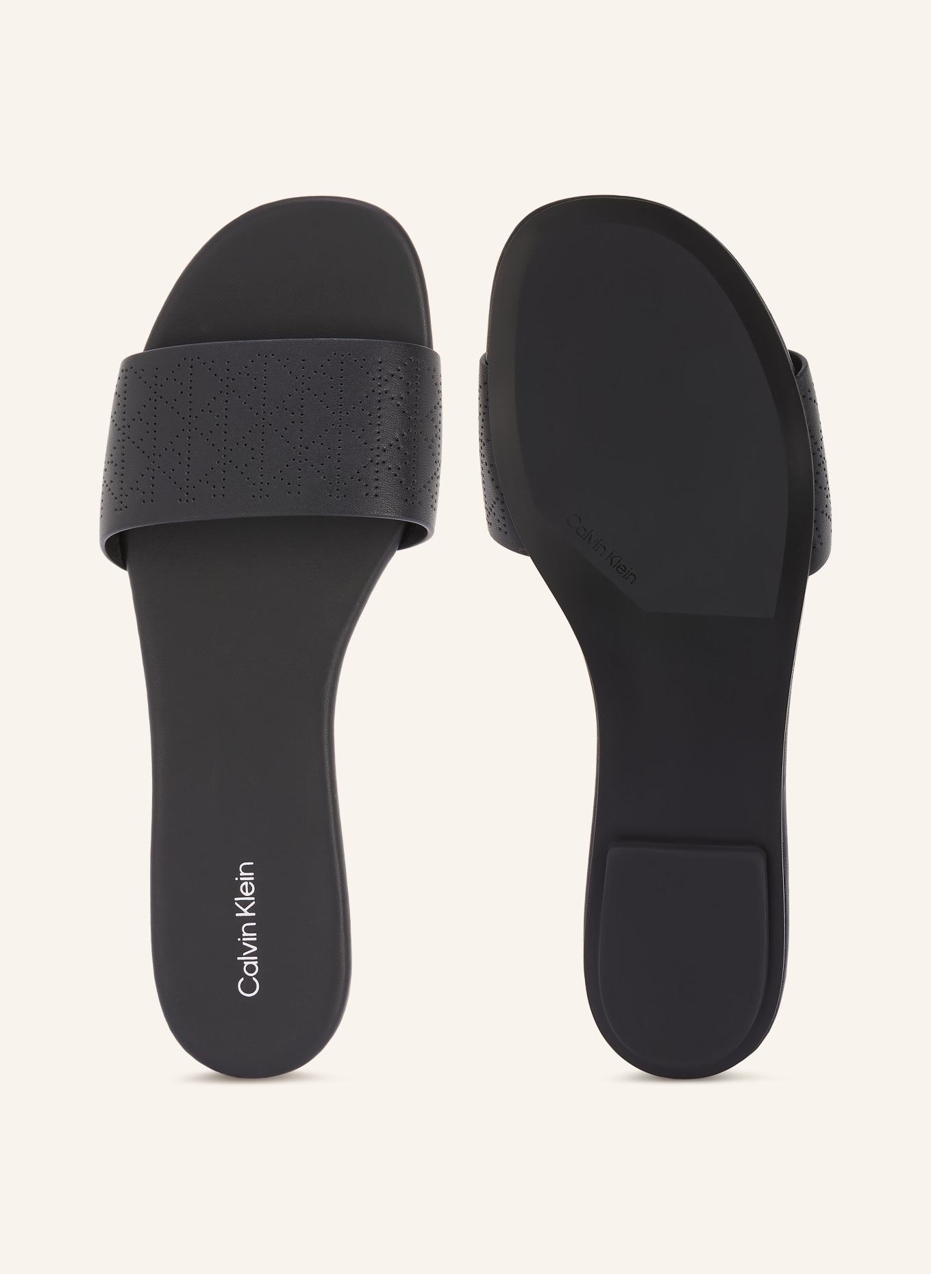 Calvin Klein Pantoletten: SCHWARZ