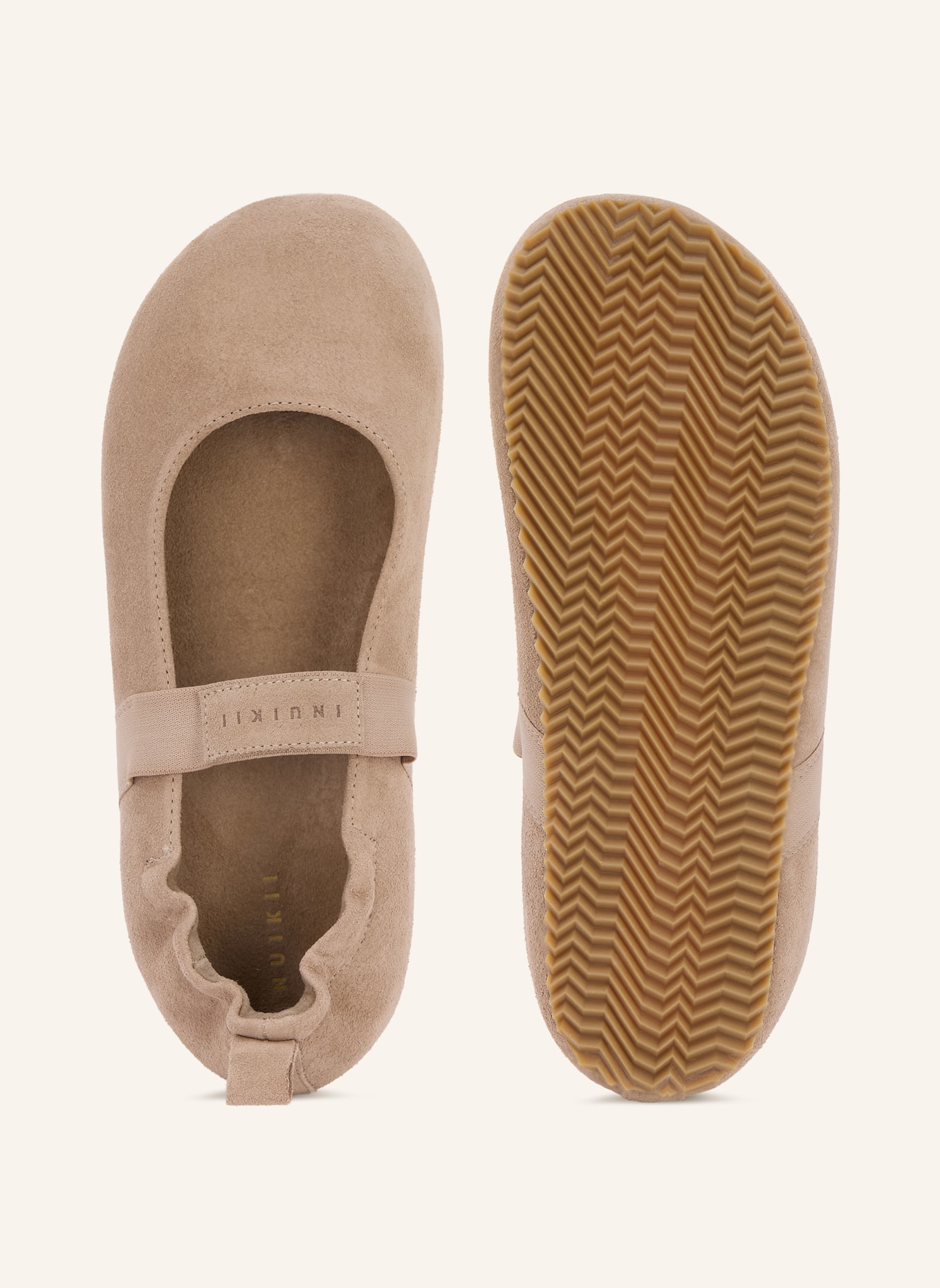 INUIKII Mary-Jane-Ballerinas MOLLY: BEIGE
