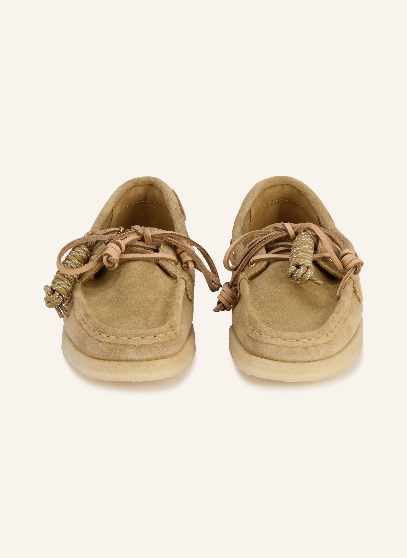 Clarks ORIGINALS Chaussures bateau GODNEY BOAT: KAKI / BEIGE