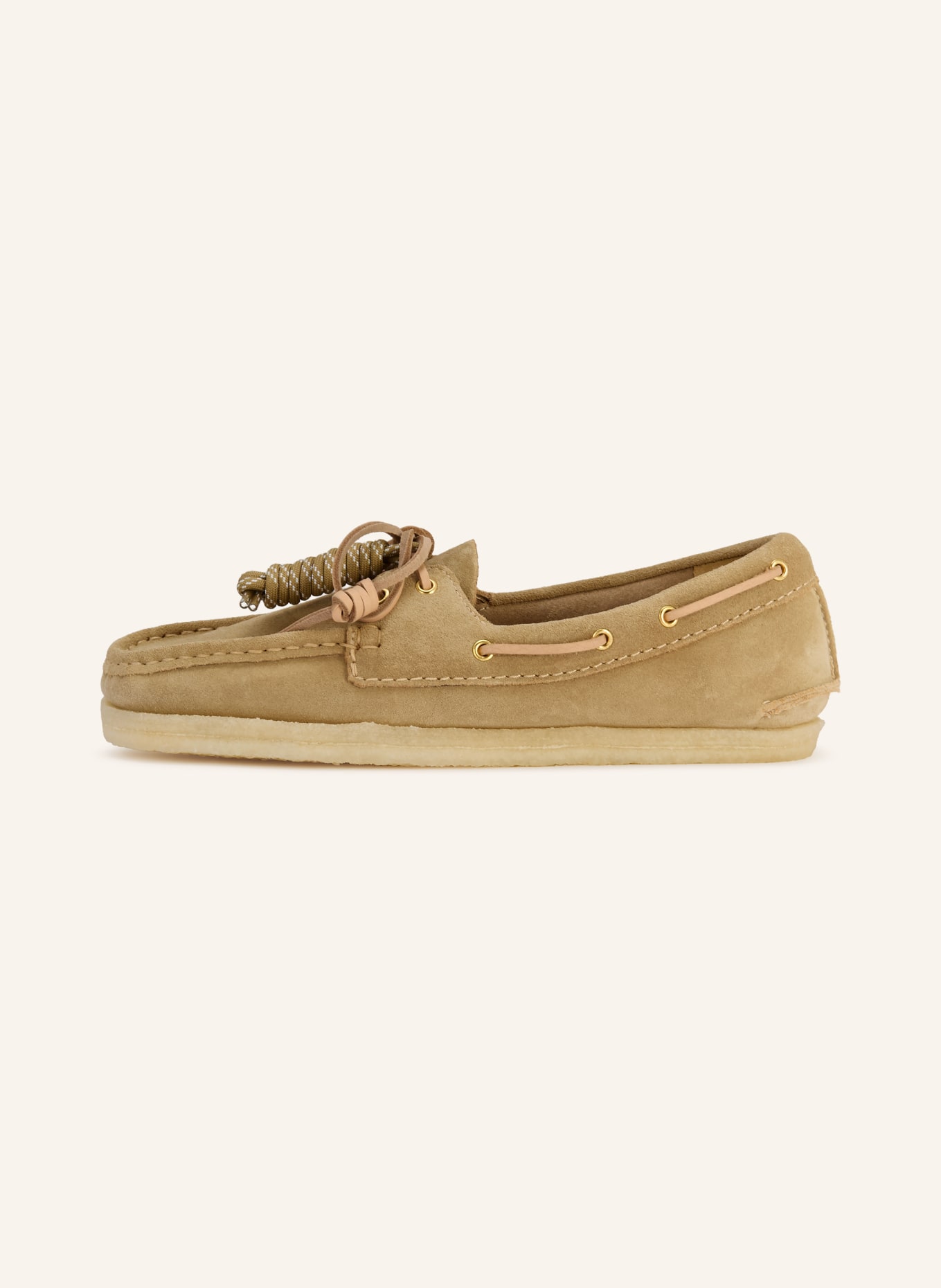 Clarks ORIGINALS Chaussures bateau GODNEY BOAT: KAKI / BEIGE