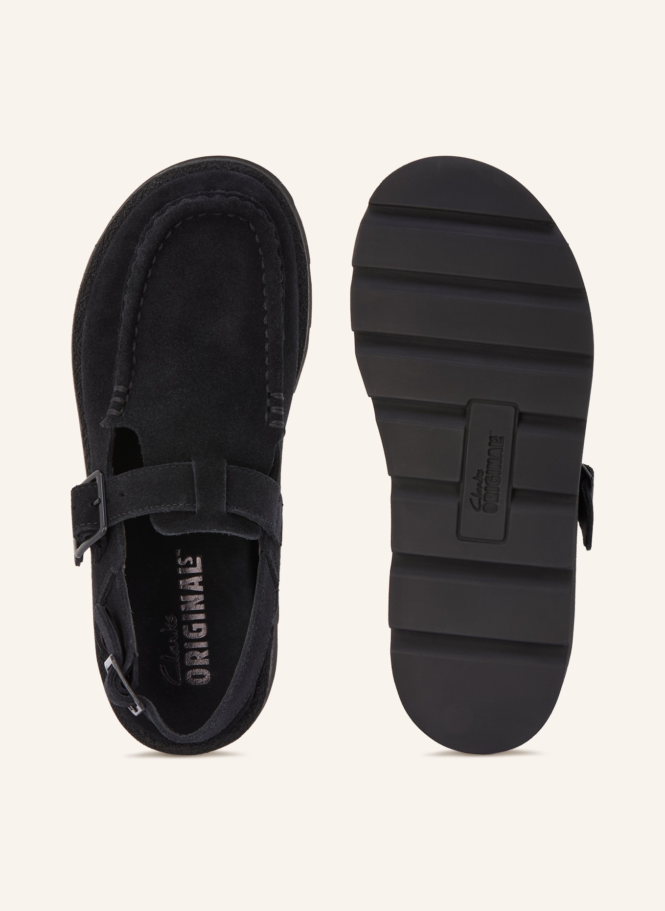 Clarks ORIGINALS Slingloafer MEARE EASY: SCHWARZ