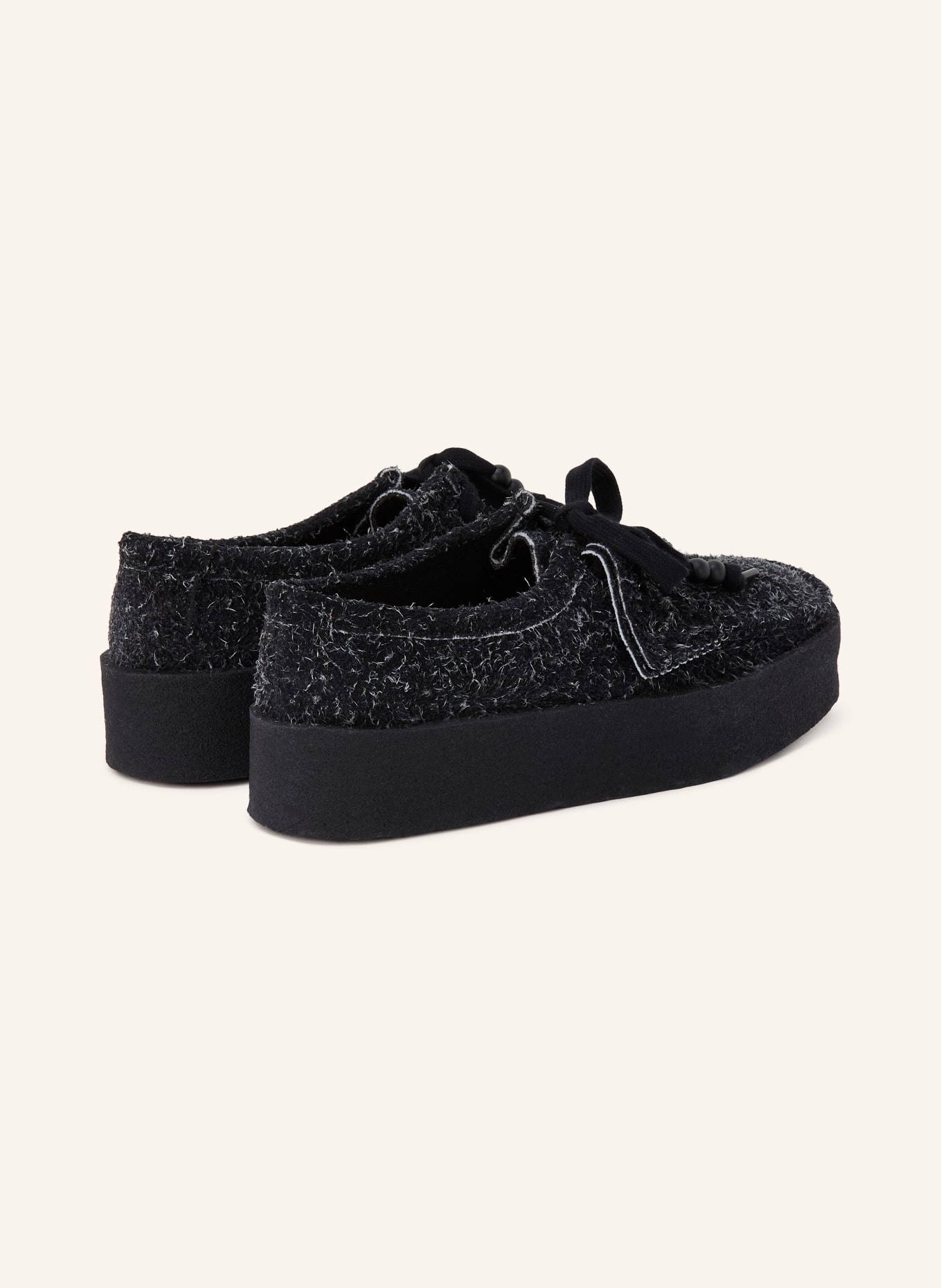 Clarks ORIGINALS Mocassins WALLABEE: ZWART / GRIJS