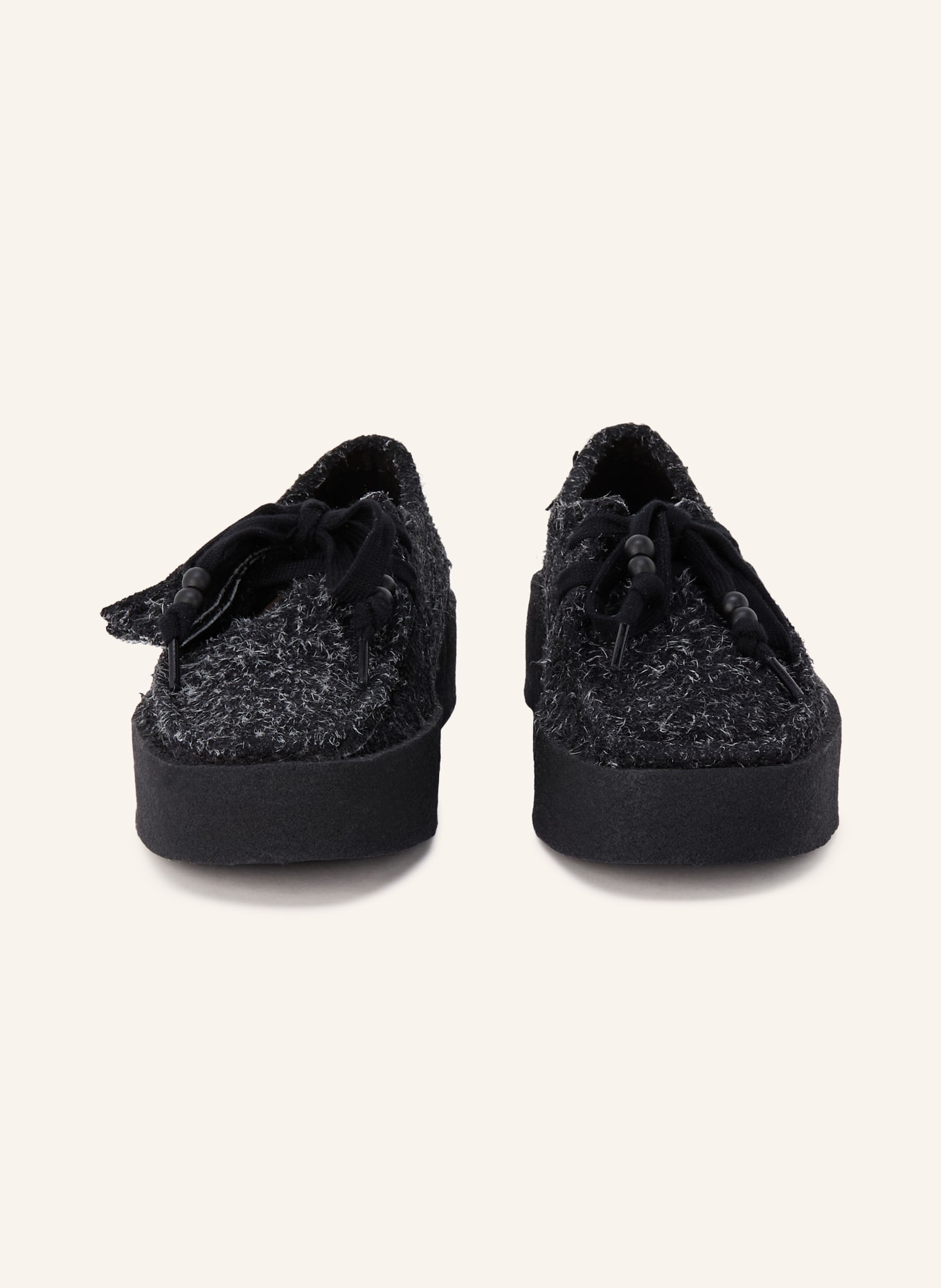 Clarks ORIGINALS Mocassins WALLABEE: ZWART / GRIJS