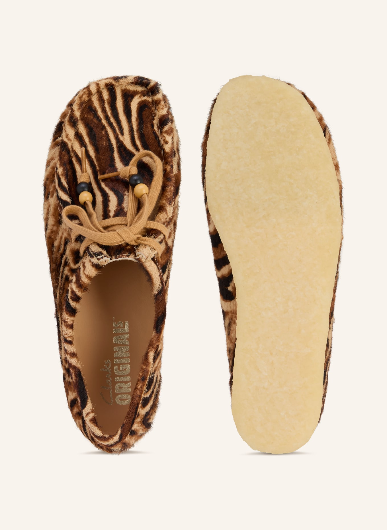 Clarks ORIGINALS Schnürer WALLABEE: BEIGE / BRAUN / SCHWARZ