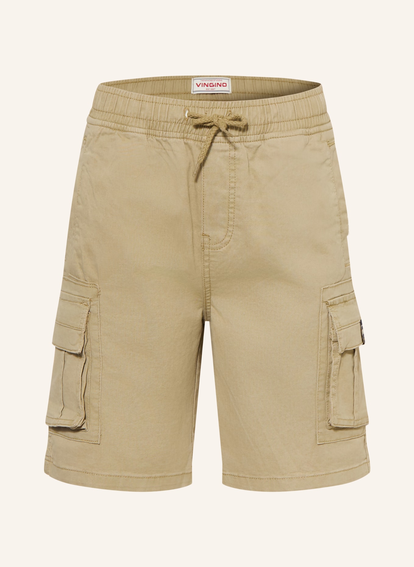 VINGINO Cargoshorts CLIFF Loose Fit: BEIGE
