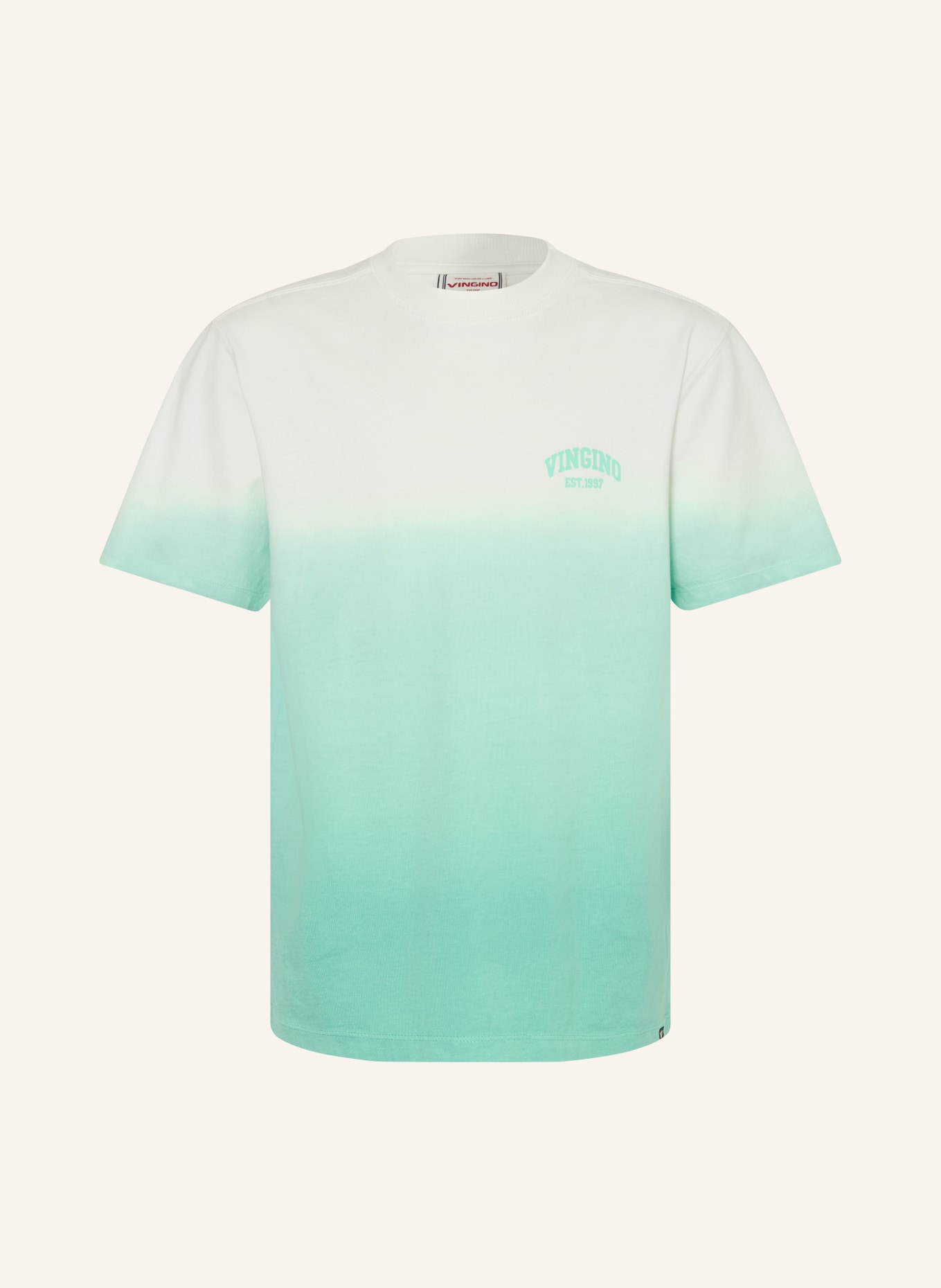 VINGINO T-shirt: MENTHE / ÉCRU
