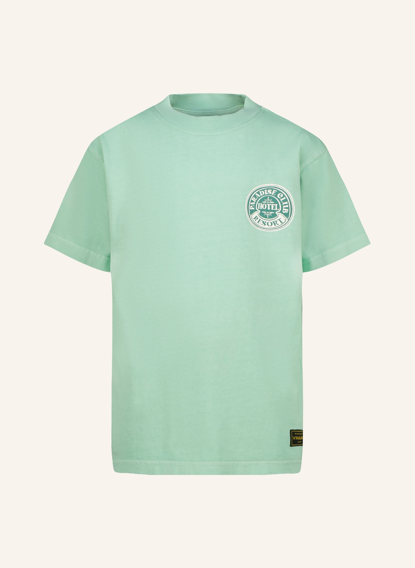 VINGINO Tričko HEATH: SVĚTLE ZELENÁ / REŽNÁ / TMAVĚ ZELENÁ