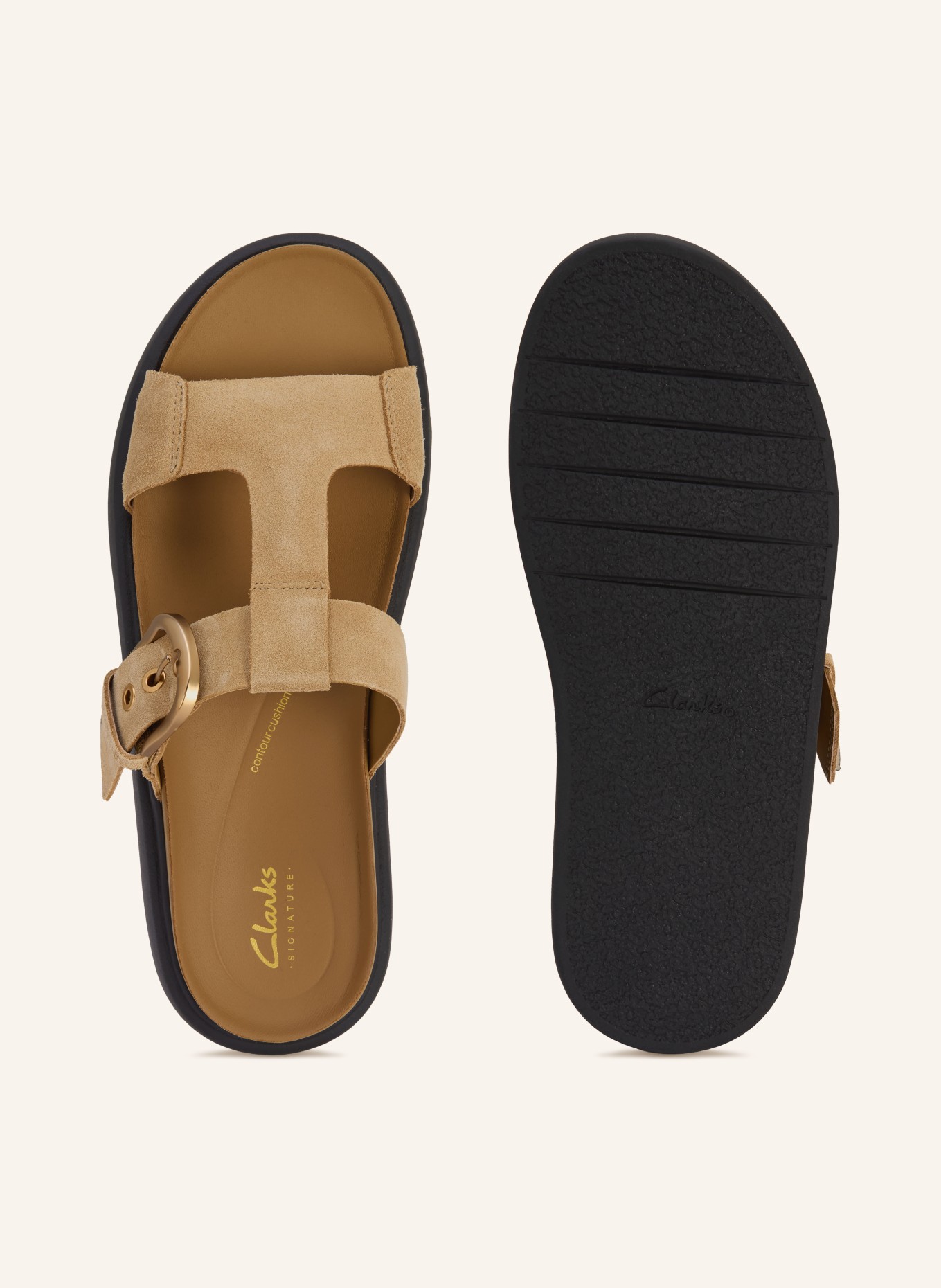 Clarks Mules ARISTELLA WEST: BEIGE