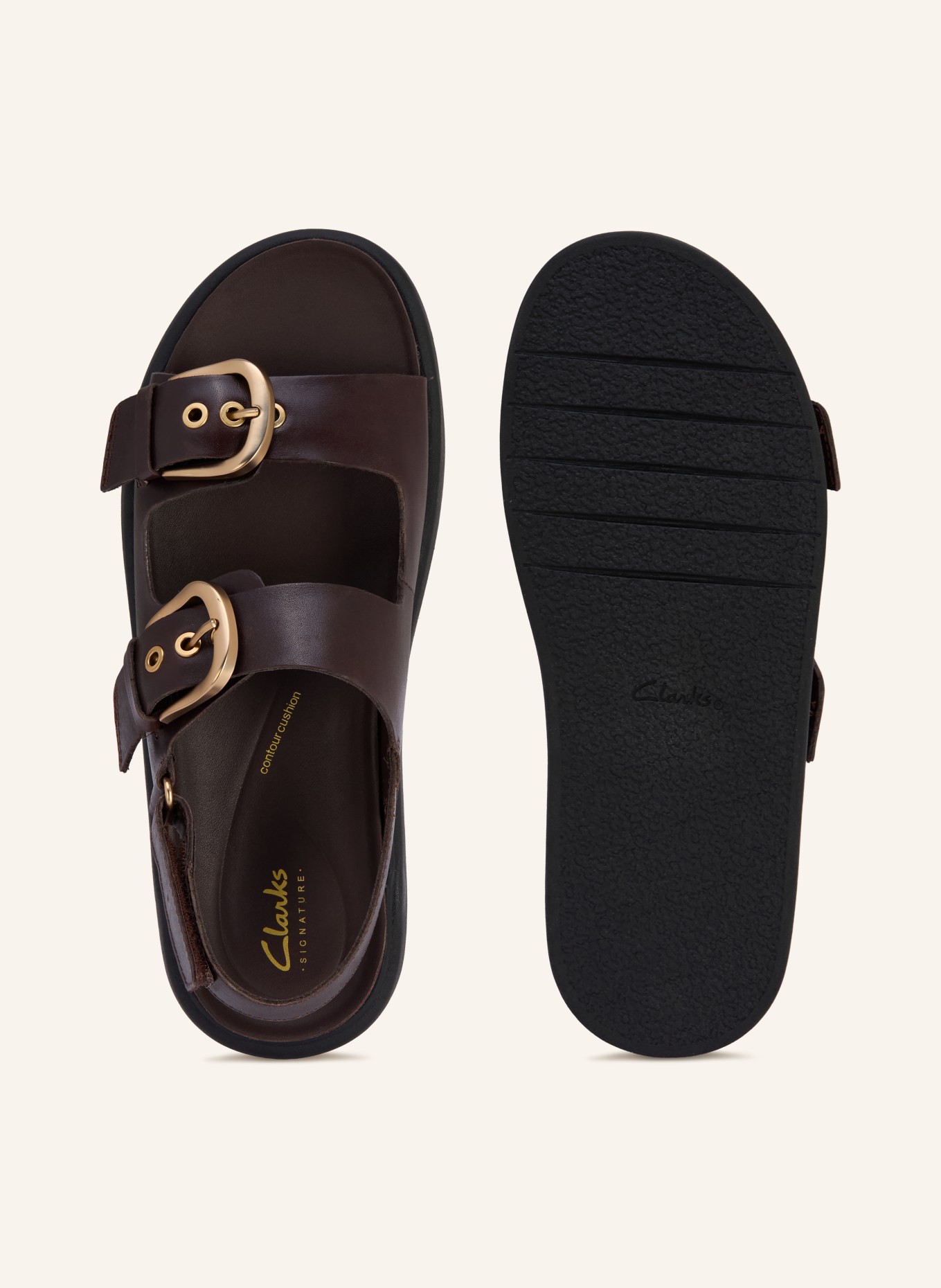 Clarks Sandalen ARISTELLA BAY: DUNKELBRAUN