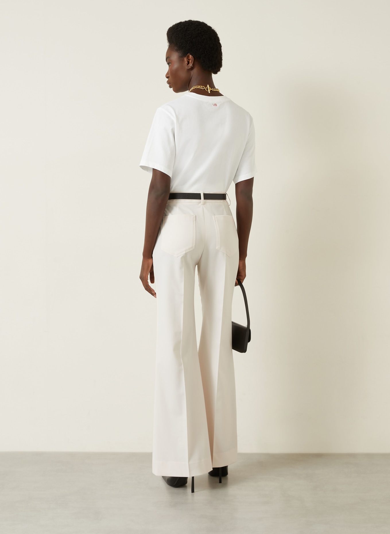 VICTORIA BECKHAM T-Shirt: WEISS