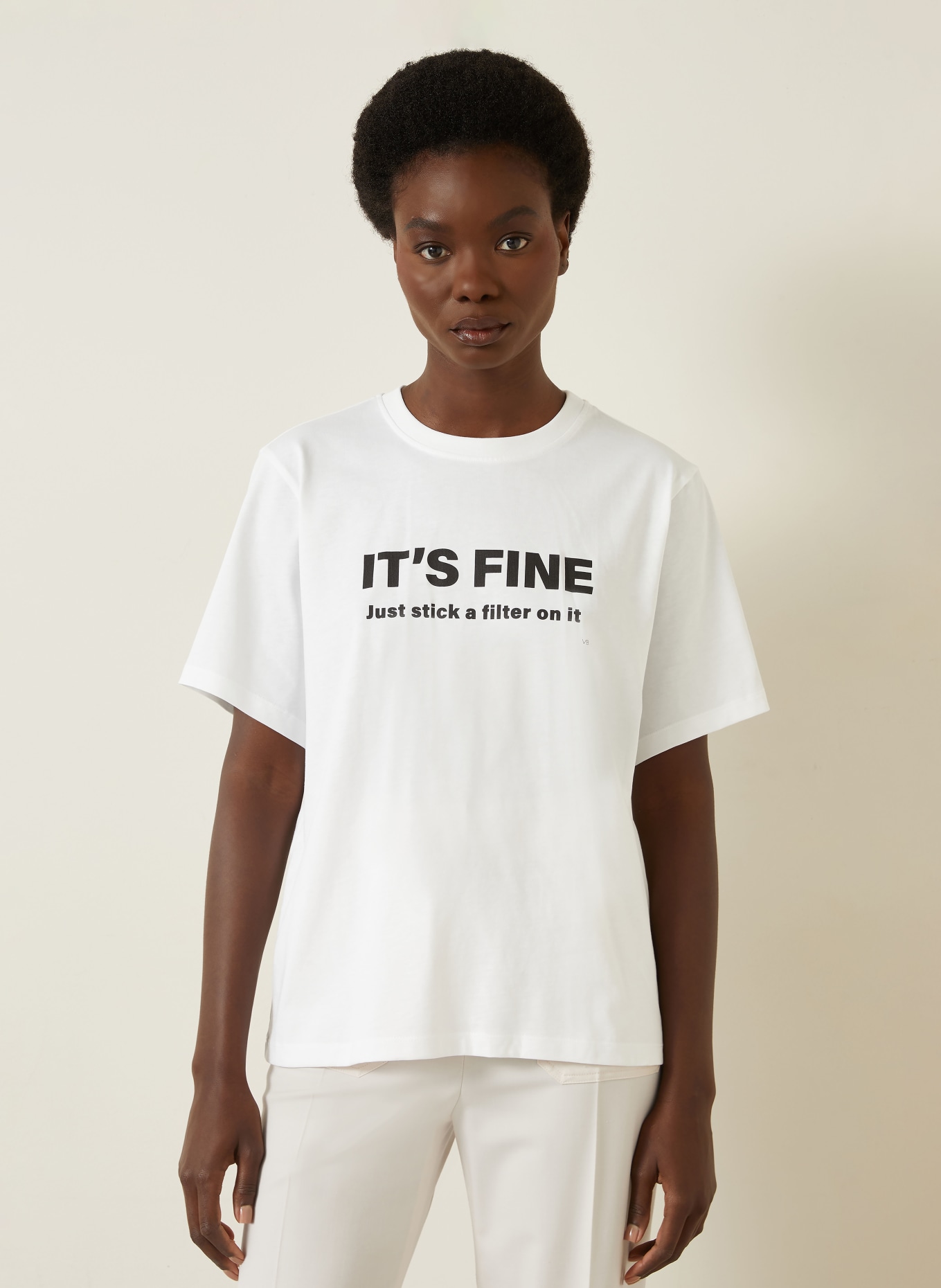 VICTORIA BECKHAM T-Shirt: WEISS