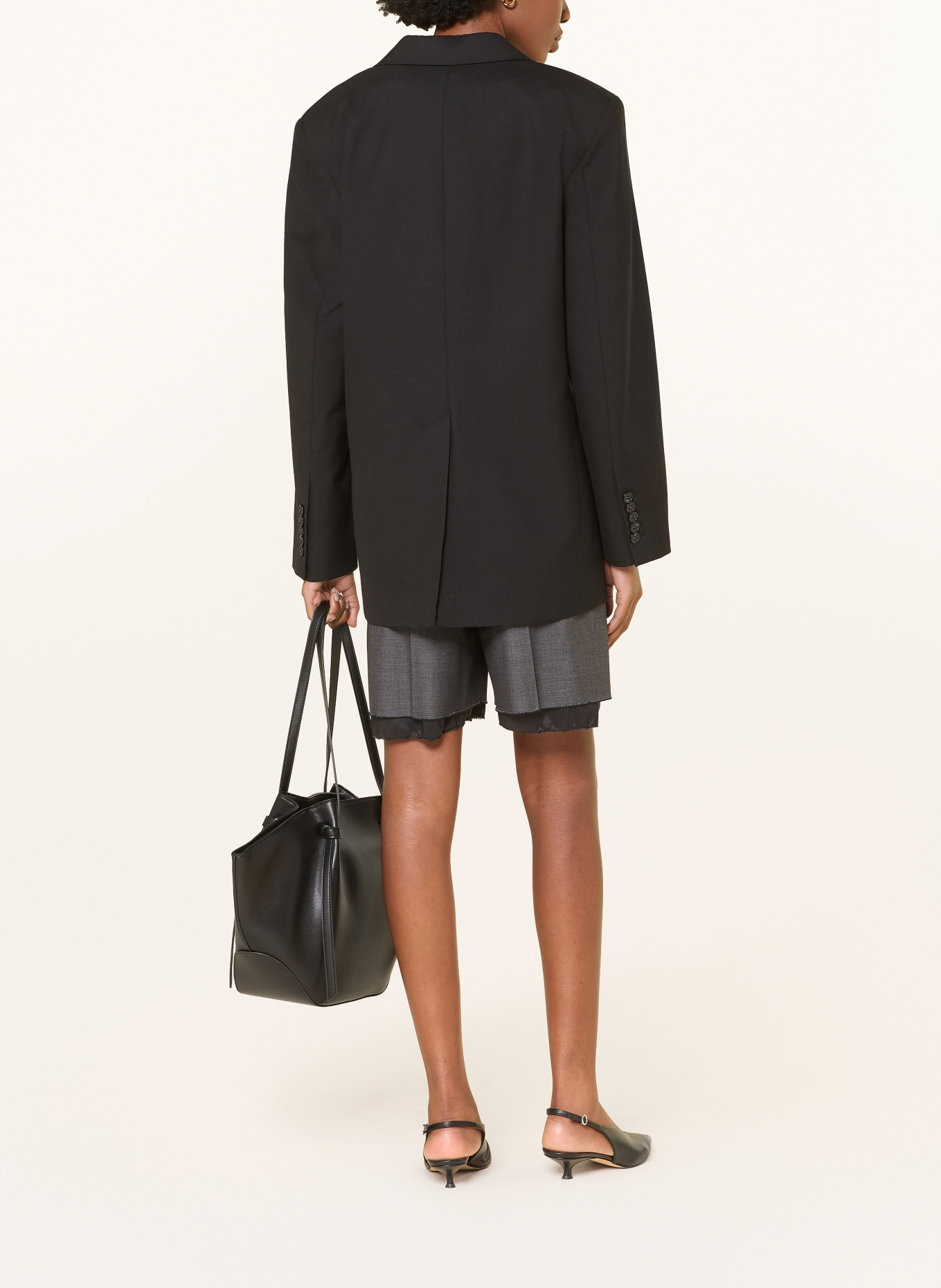 ROSSI Bermudas ROMI: DUNKELGRAU / SCHWARZ