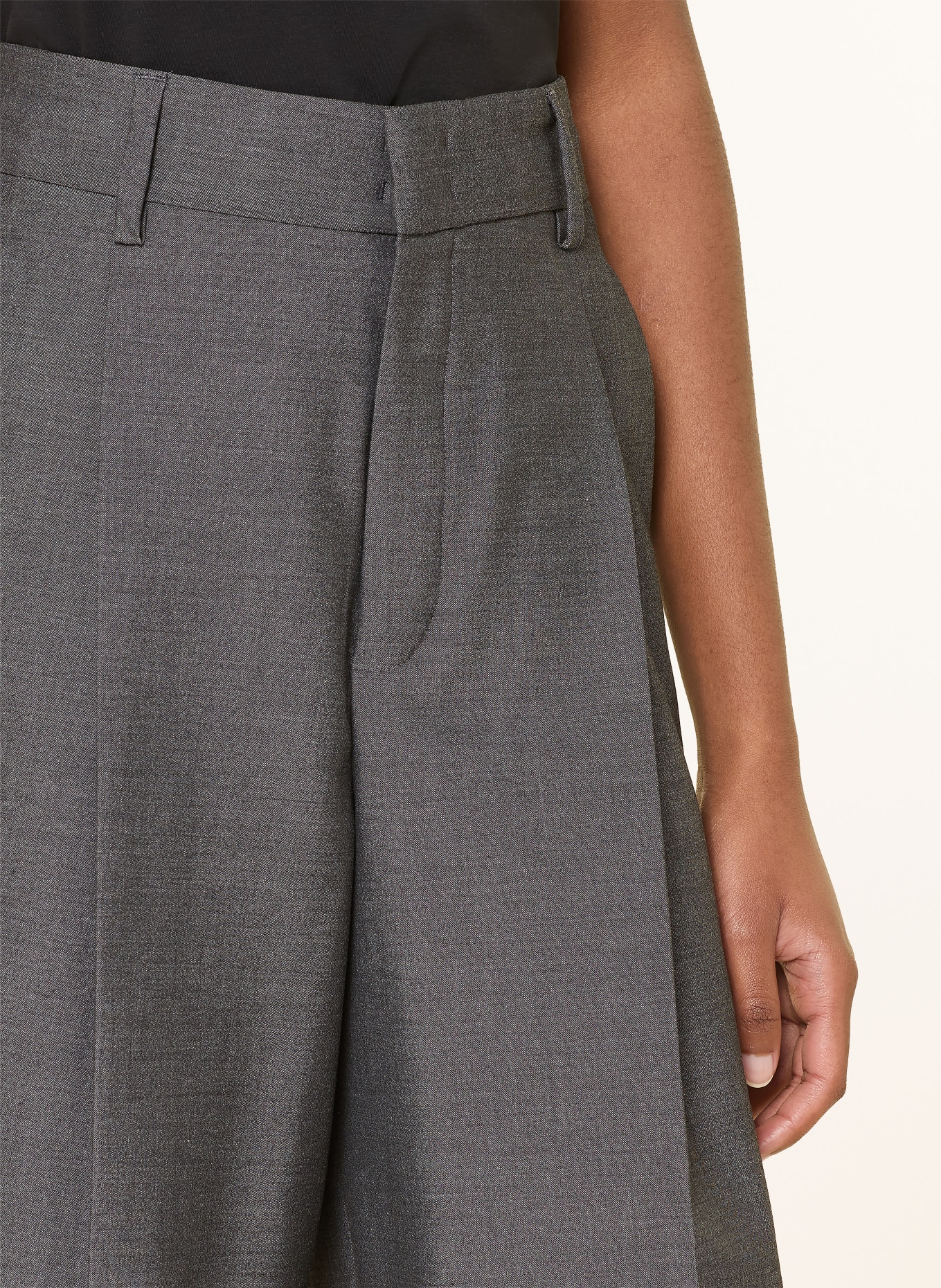 ROSSI Bermudas ROMI: DUNKELGRAU / SCHWARZ