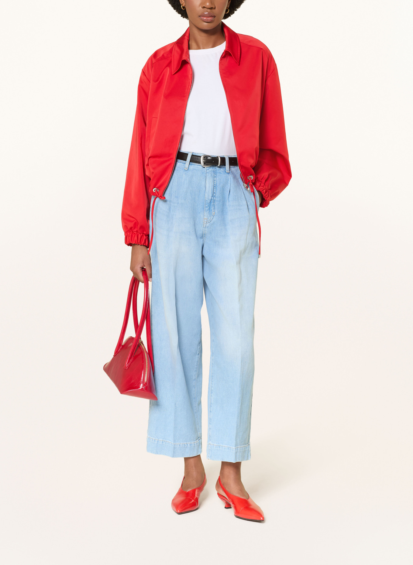 ROSSI Cropped Jeans NOA: 810 HELLBLAU