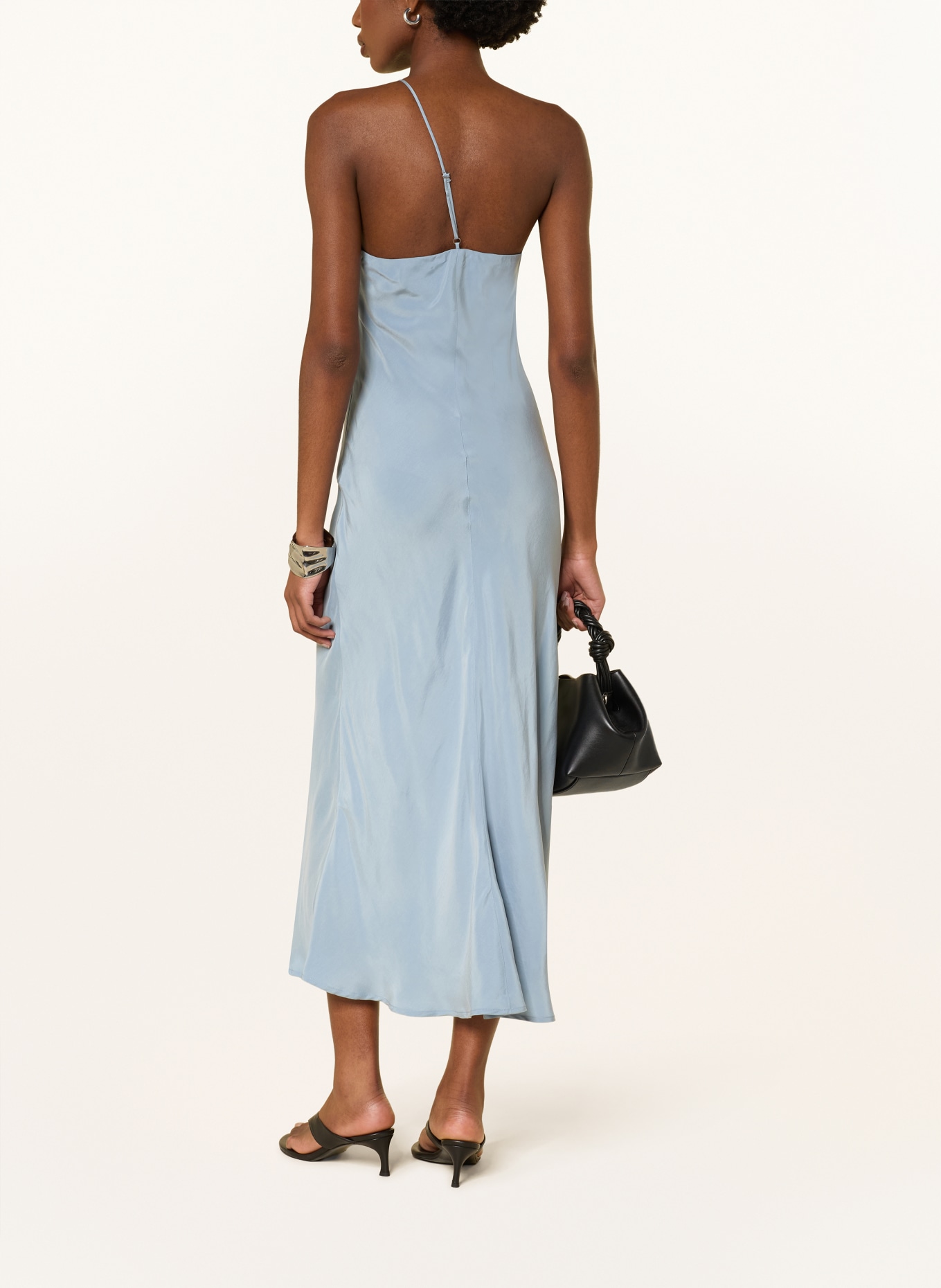 UNDRESS CODE One-Shoulder-Kleid UNDER THE SUN: HELLBLAU