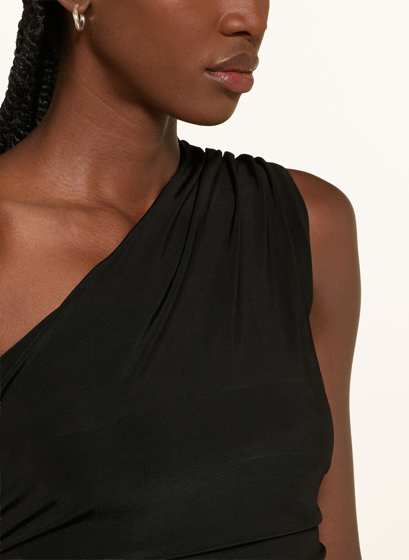 UNDRESS CODE Body à une bretelle FLAIR: NOIR