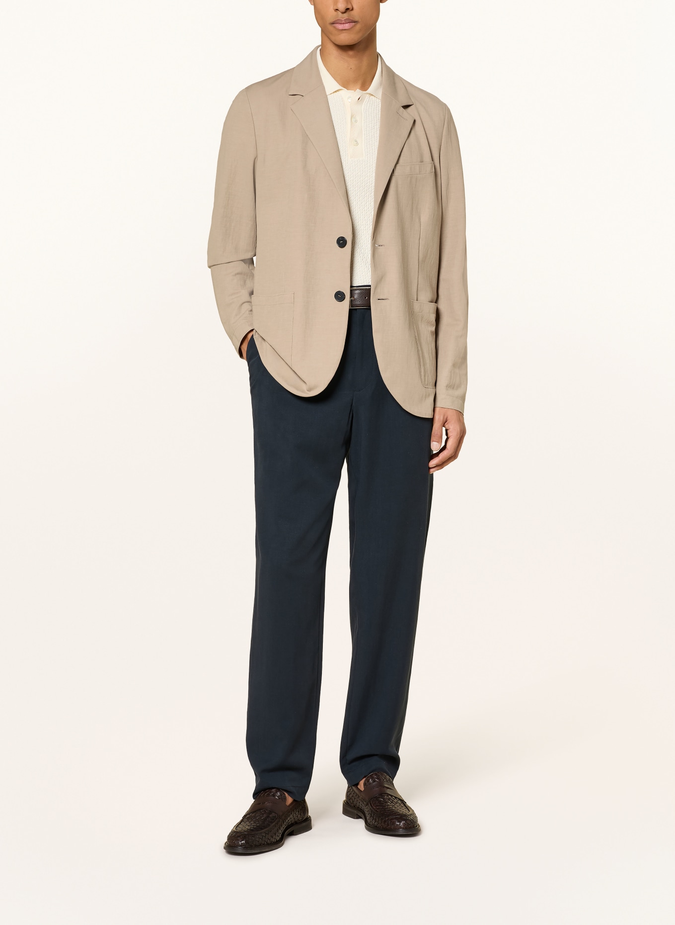 HARRIS WHARF LONDON Veste de costume RAYON FLUID Coupe classique: YF03 dove