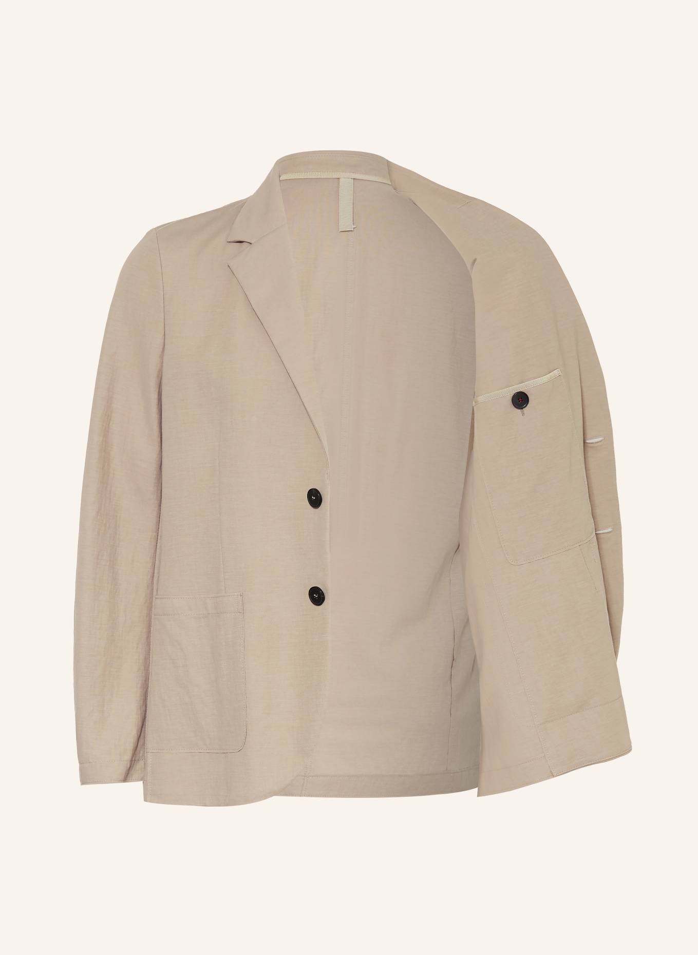 HARRIS WHARF LONDON Veste de costume RAYON FLUID Coupe classique: YF03 dove