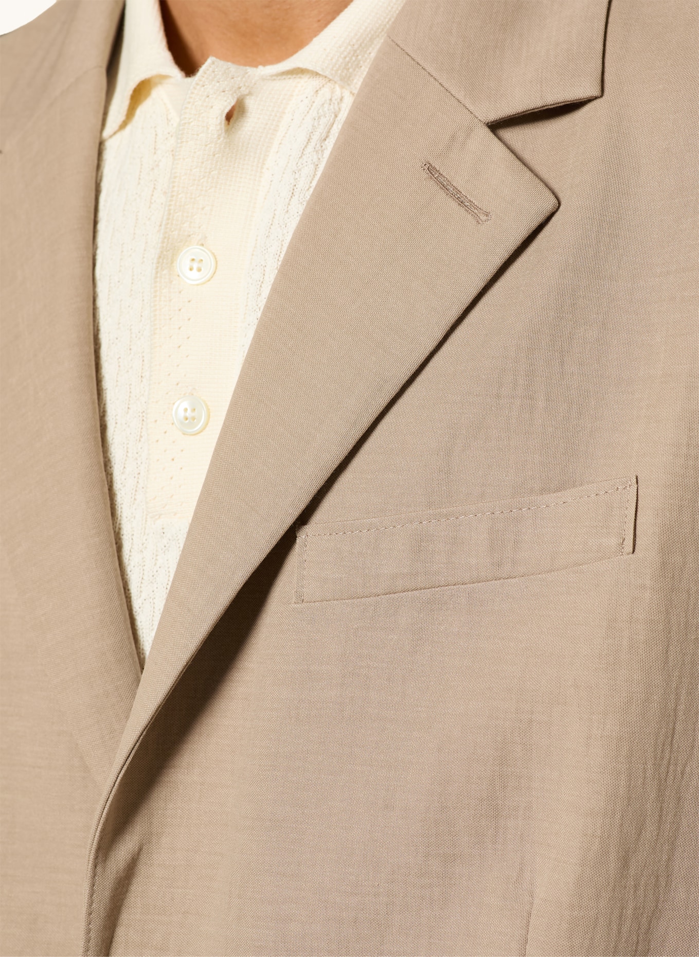 HARRIS WHARF LONDON Veste de costume RAYON FLUID Coupe classique: YF03 dove