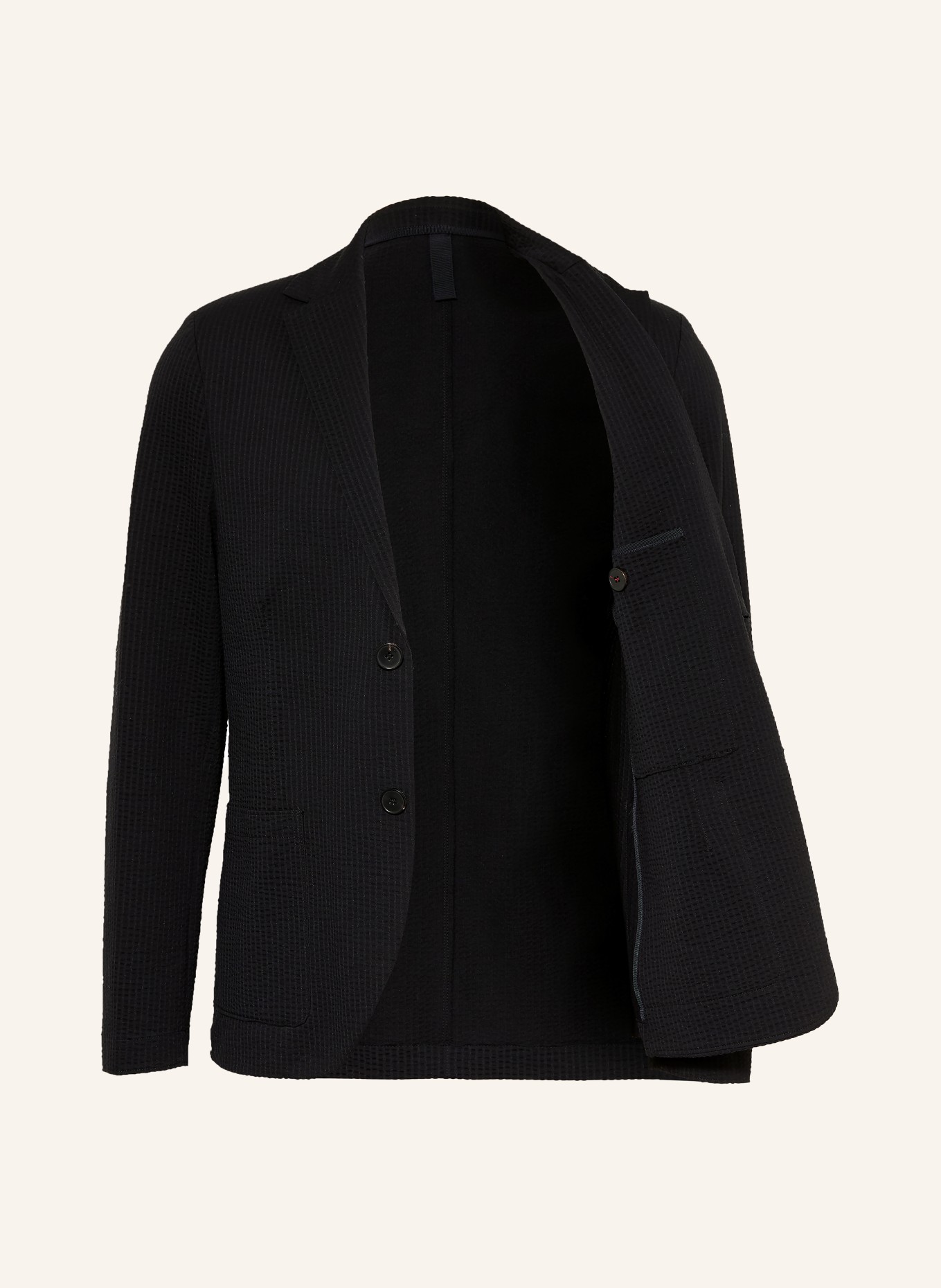 HARRIS WHARF LONDON Regular fit suit jacket: YG03 BLACK