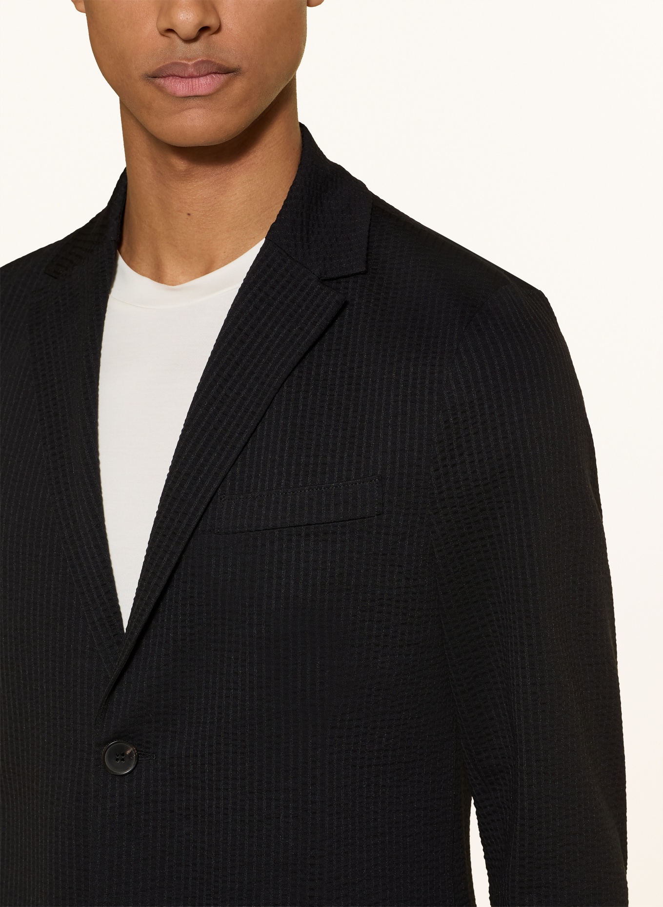 HARRIS WHARF LONDON Regular fit suit jacket: YG03 BLACK