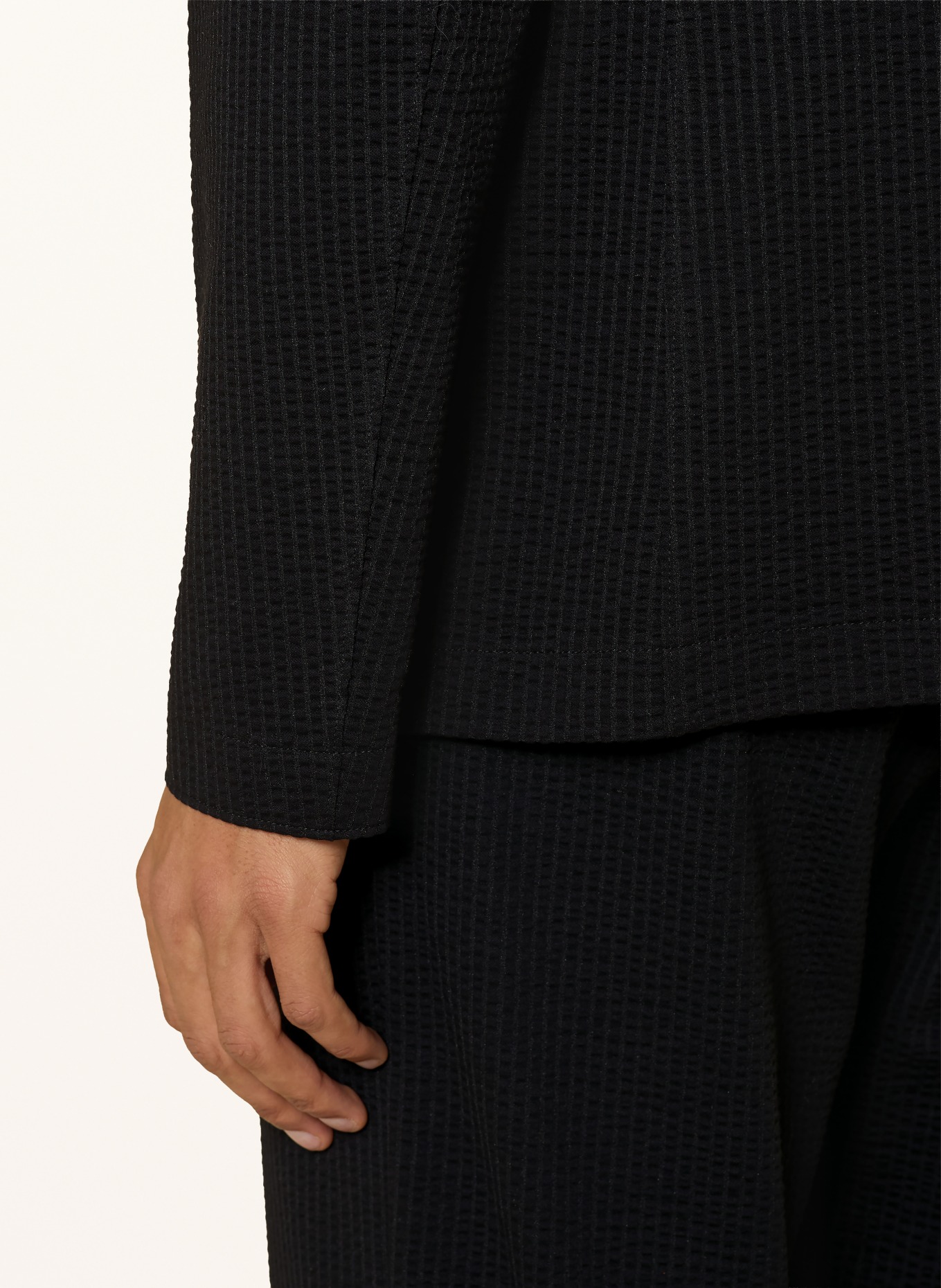 HARRIS WHARF LONDON Regular fit suit jacket: YG03 BLACK