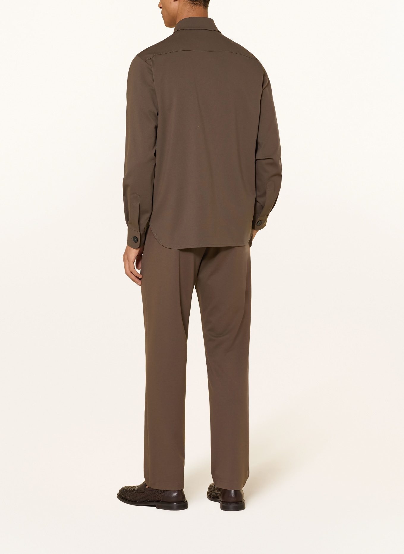 HARRIS WHARF LONDON Chino Regular Fit: BRAUN