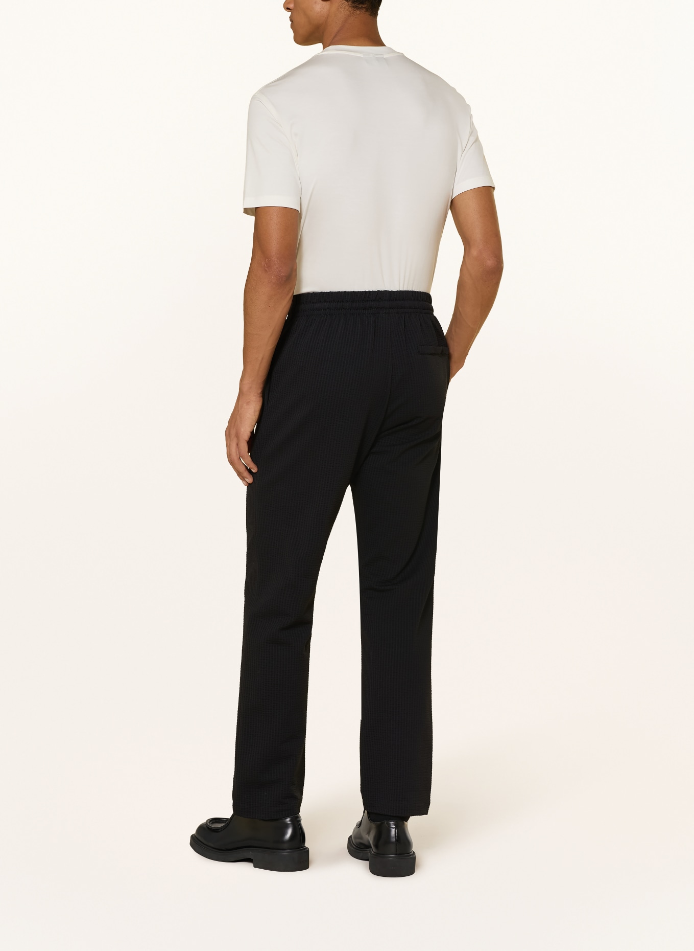 HARRIS WHARF LONDON Anzughose Regular Fit: YG03 BLACK