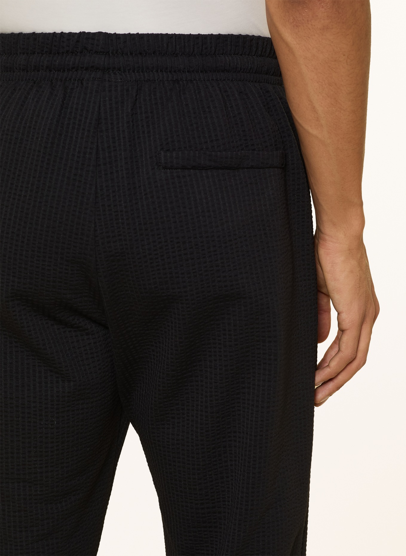 HARRIS WHARF LONDON Anzughose Regular Fit: YG03 BLACK