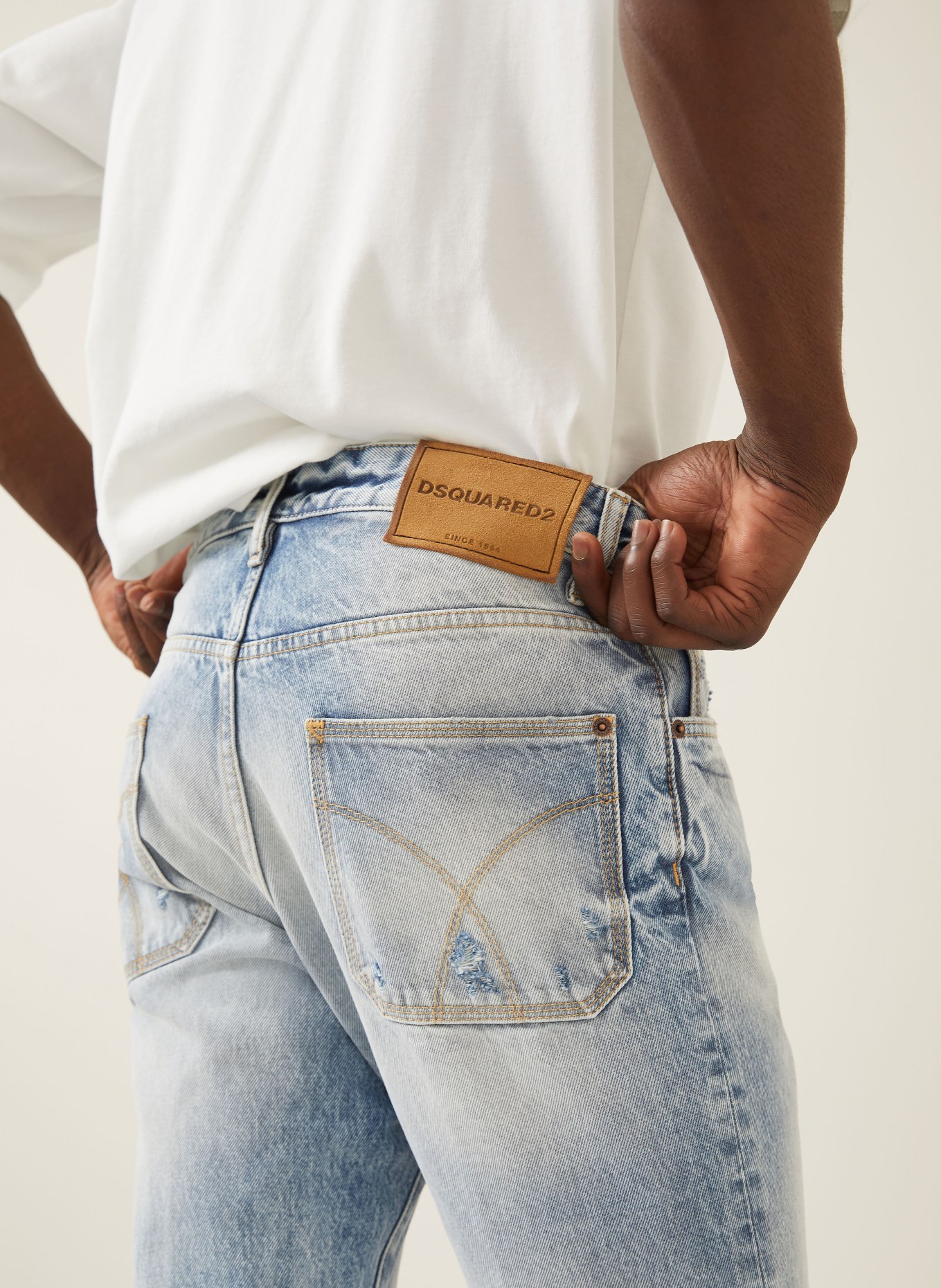 DSQUARED2 Jeans TEDDY Extra Slim Fit: 470 NAVY BLUE