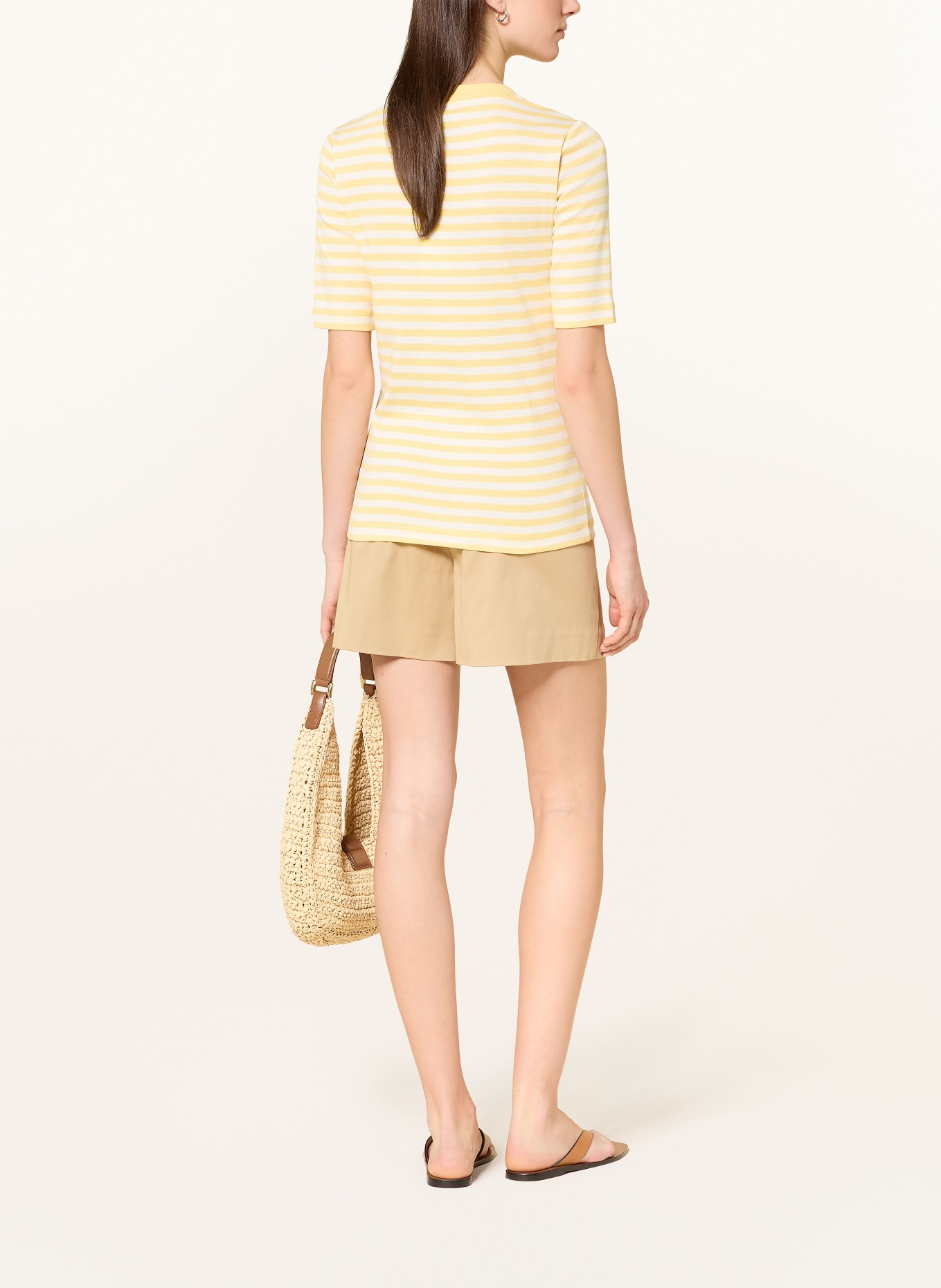 BOGNER T-shirt NIKINI: JAUNE / BLANC