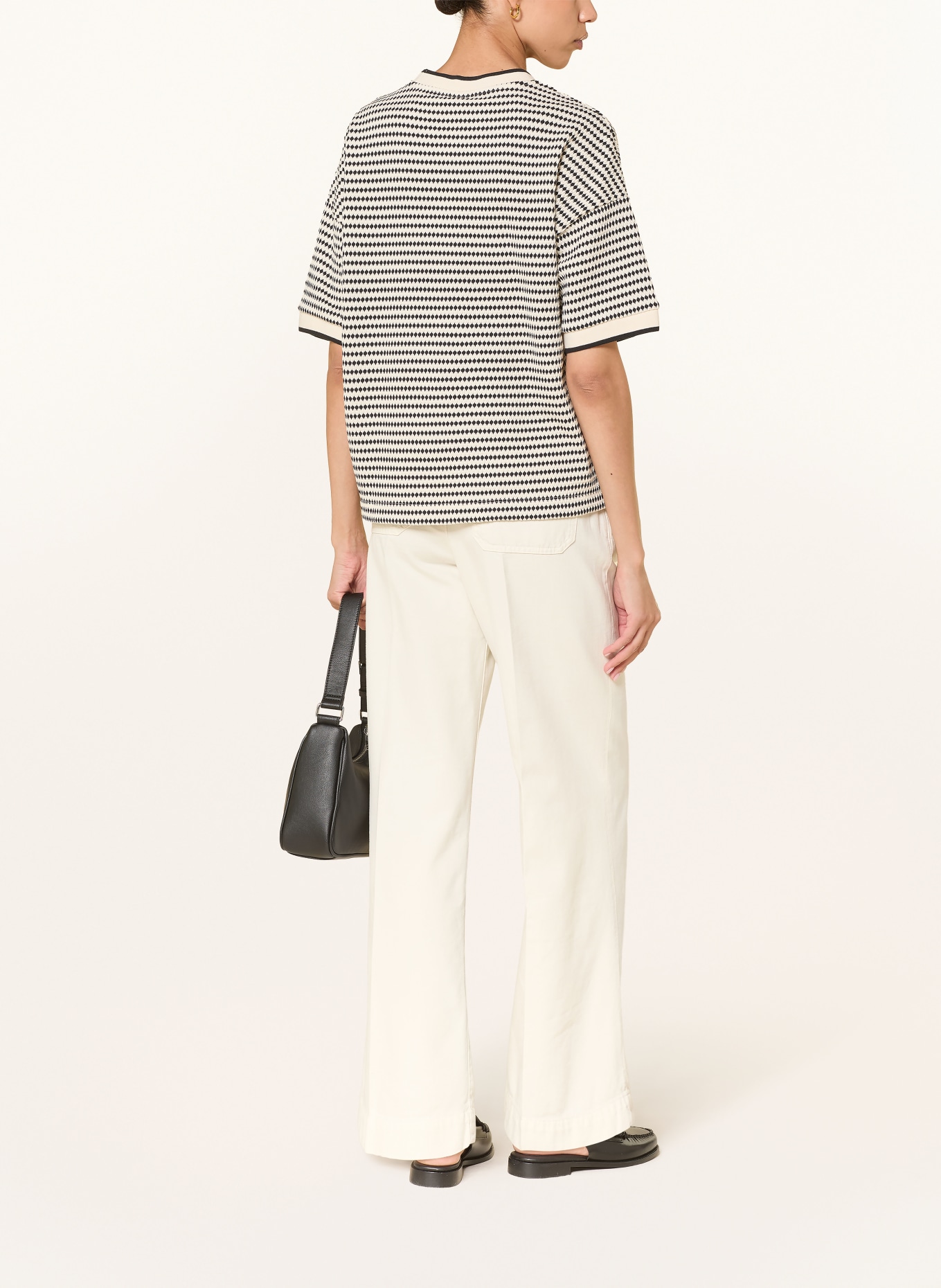 BOGNER Strickshirt SOPHIE: ECRU / SCHWARZ