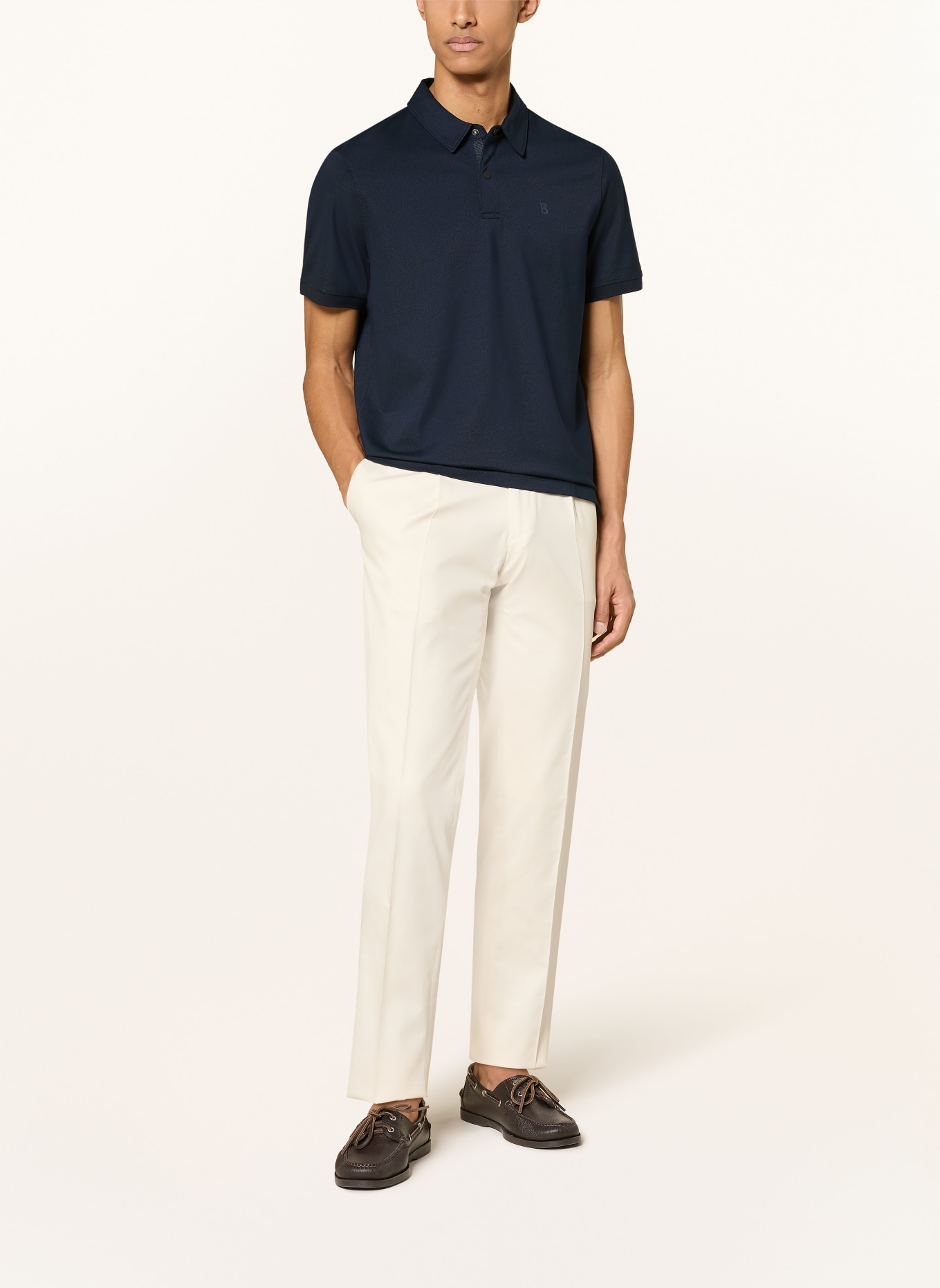 BOGNER Piqué-Poloshirt TIMO: DUNKELBLAU