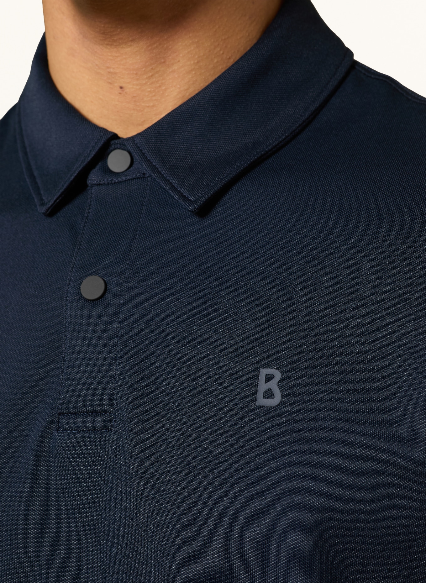 BOGNER Piqué-Poloshirt TIMO: DUNKELBLAU