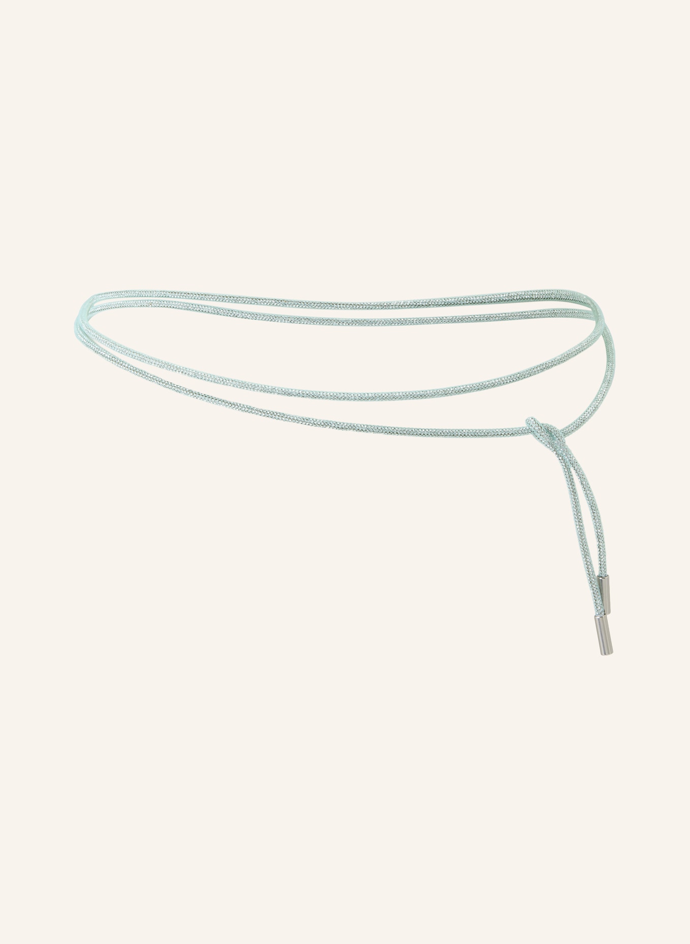 LUISA CERANO Gürtel mit Schmucksteinen: SILBER