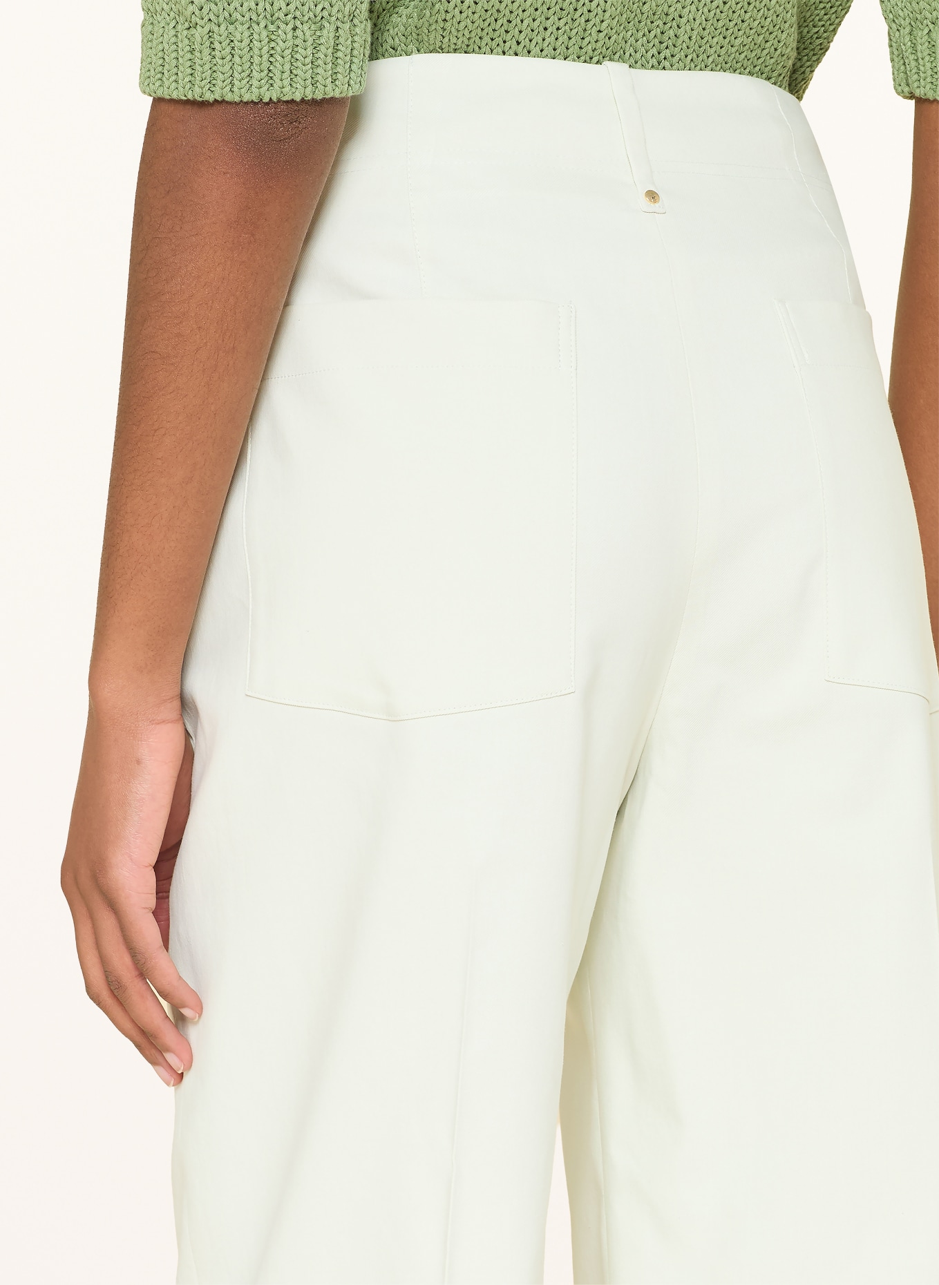 LUISA CERANO marlene pants: LIGHT GREEN