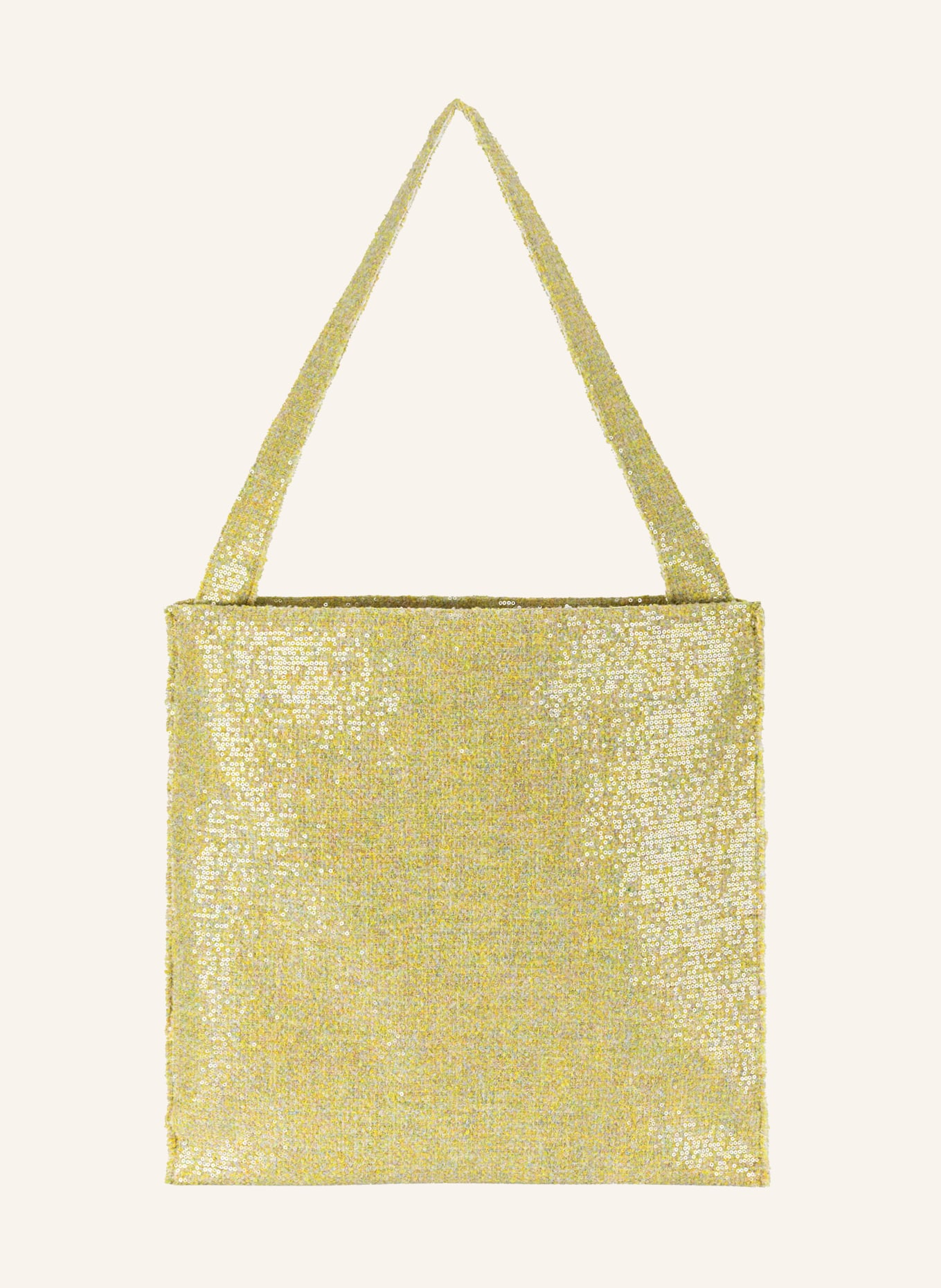 LUISA CERANO Shopper mit Pailletten: HELLGRÜN