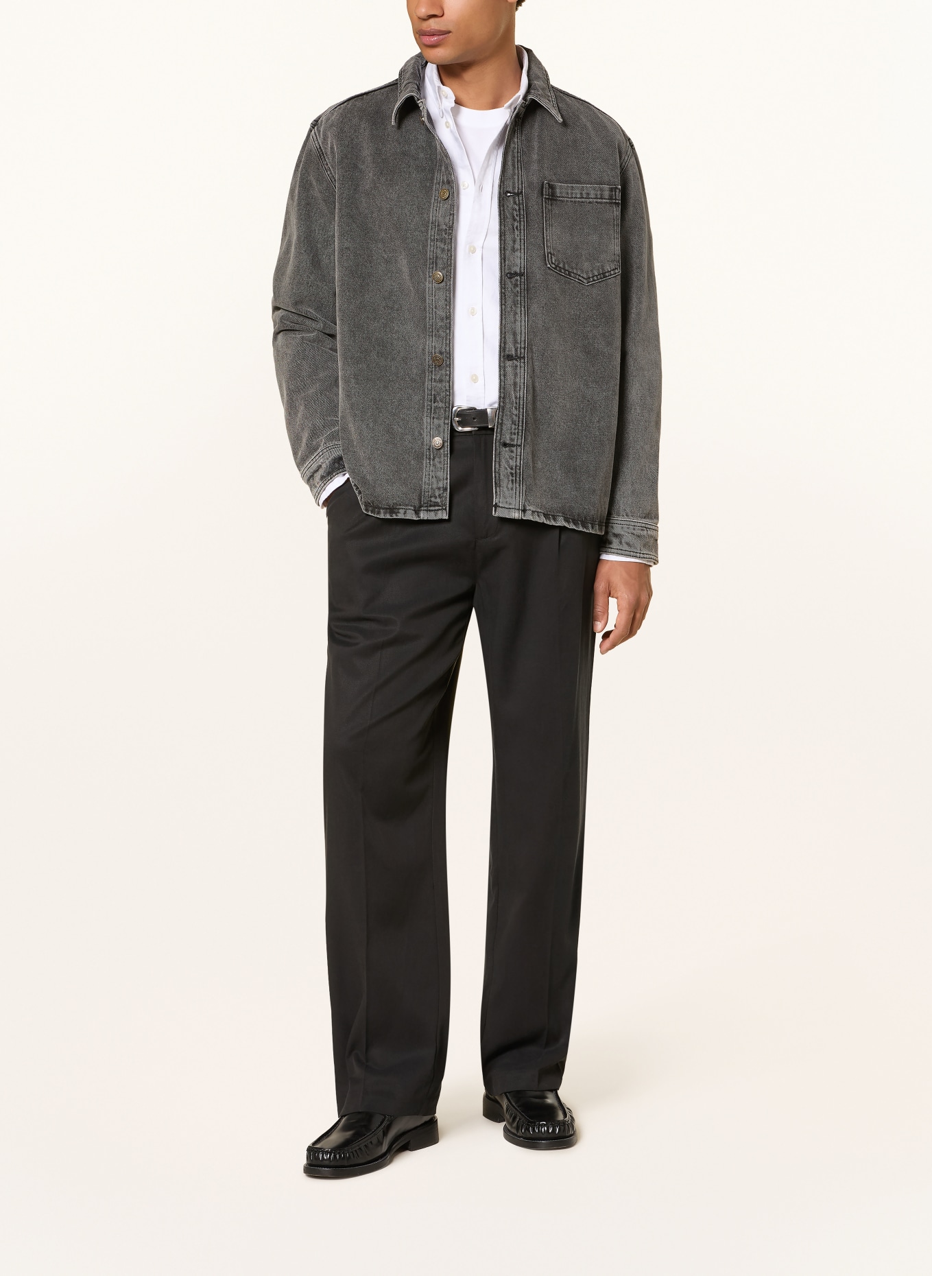 LES DEUX Hose REECE Regular Fit: SCHWARZ