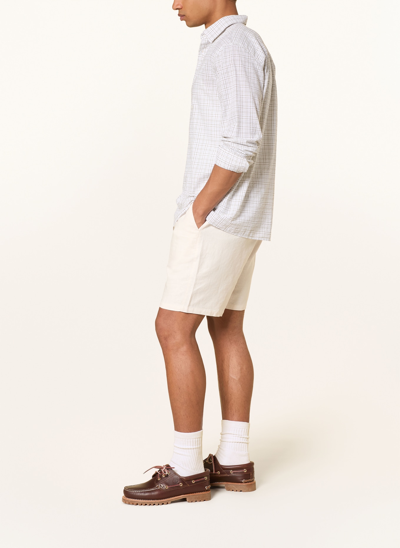 LES DEUX Leinenshorts OTTO: CREME