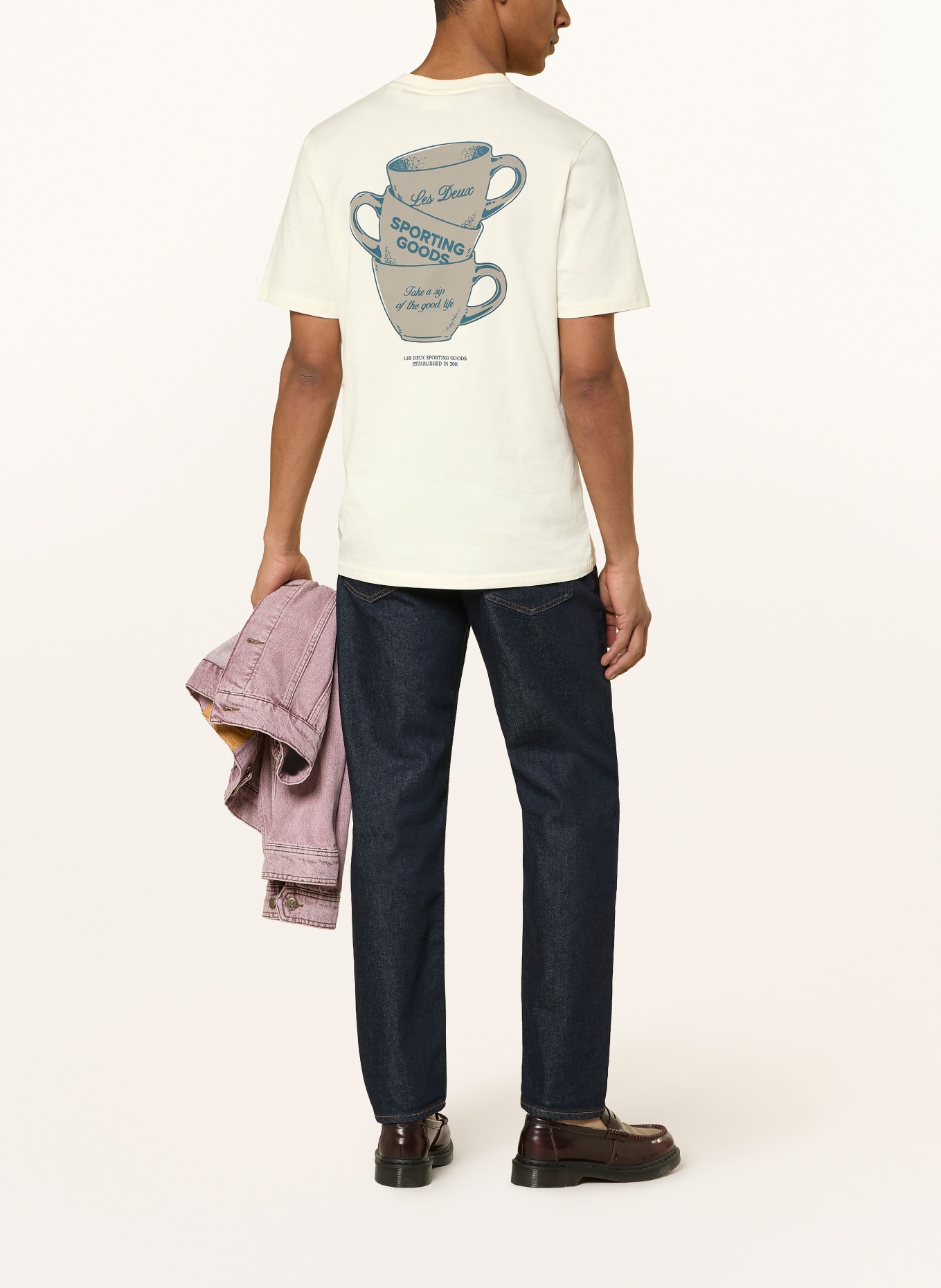 LES DEUX T-shirt BEN: CRÈME