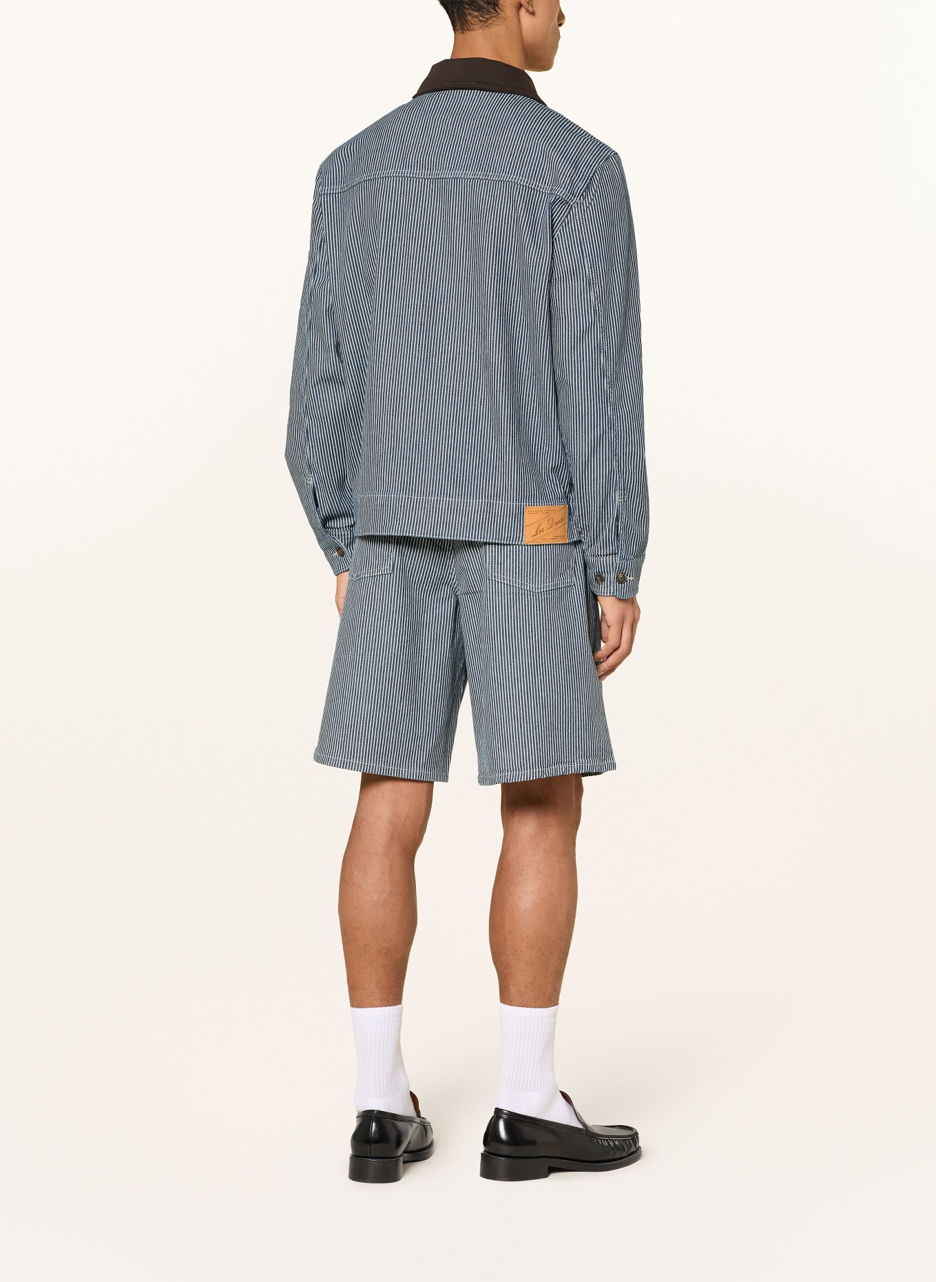 LES DEUX Džínová bunda ROBERT: 460 Dark Navy