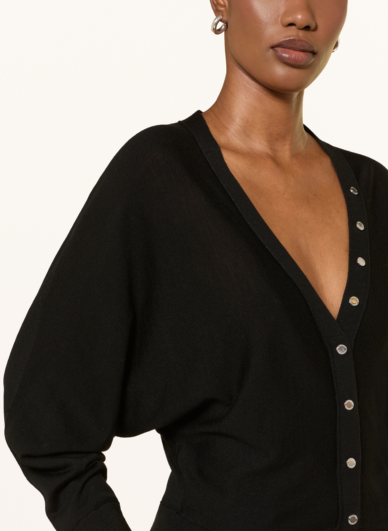 ALLSAINTS Strickjacke HONOR: SCHWARZ