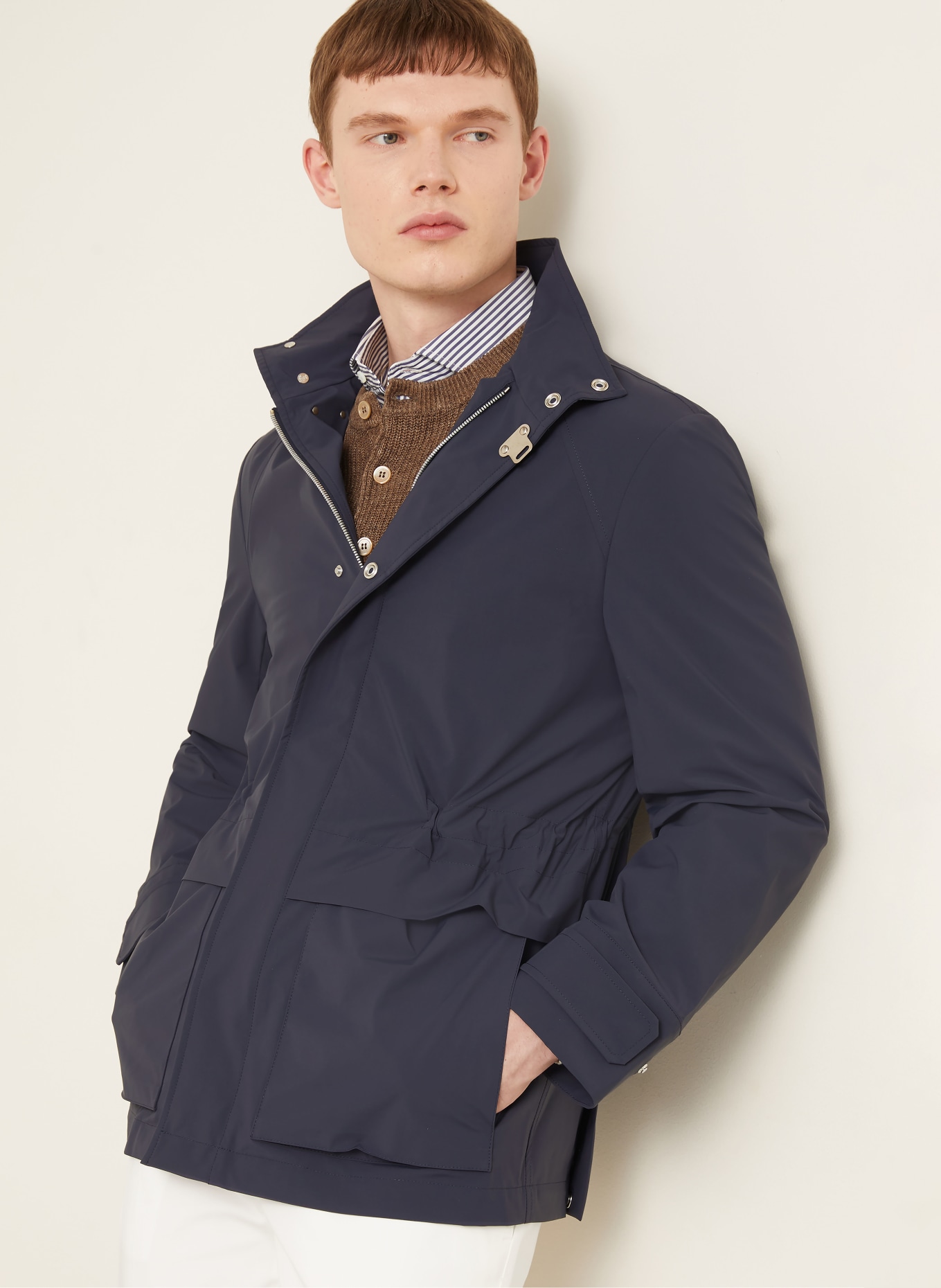 BRUNELLO CUCINELLI Fieldjacket: DUNKELBLAU