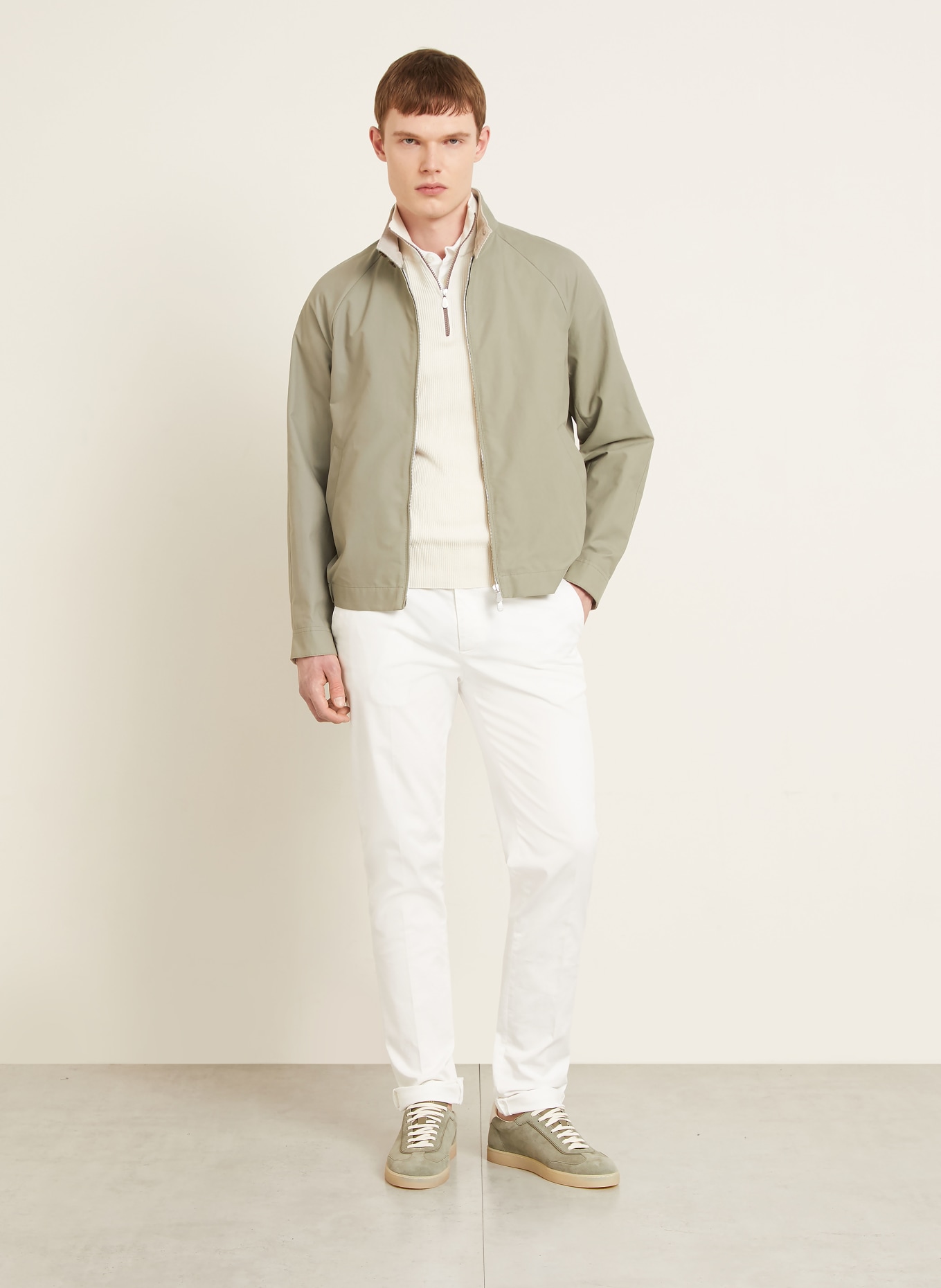 BRUNELLO CUCINELLI blouson: KAKI