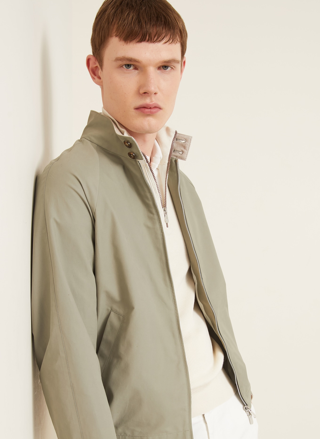 BRUNELLO CUCINELLI blouson: KAKI